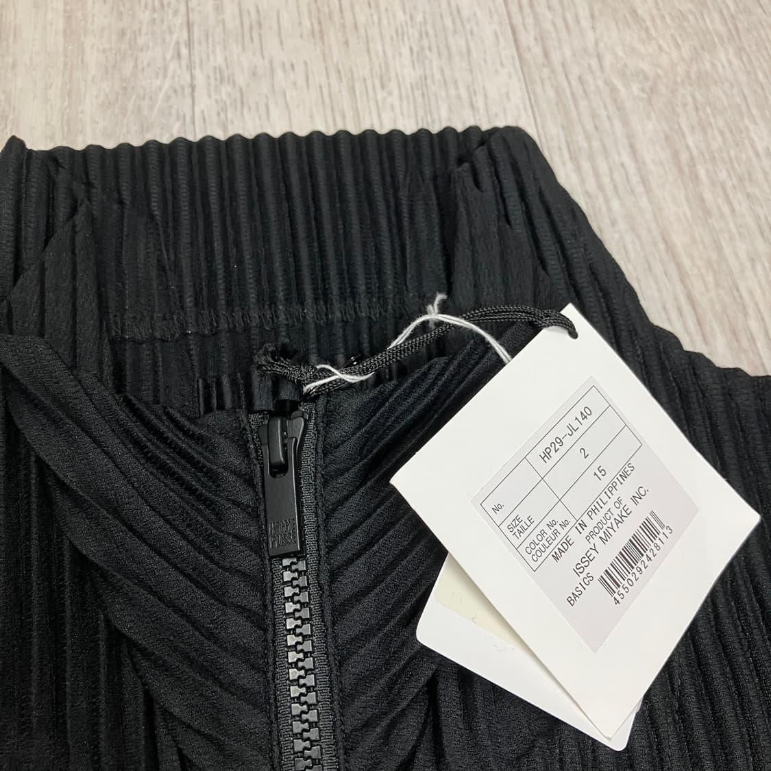 [2] 옴므플리세 베이직 집업 블랙 JL140 상품이미지3