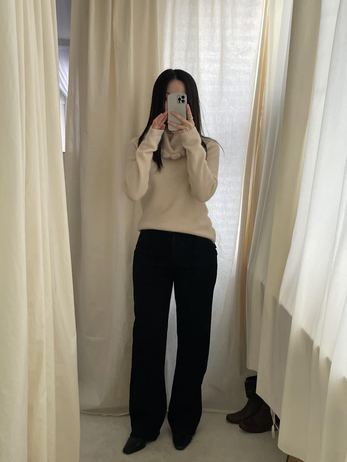 vintage low rise heavy wool pants 상품이미지7