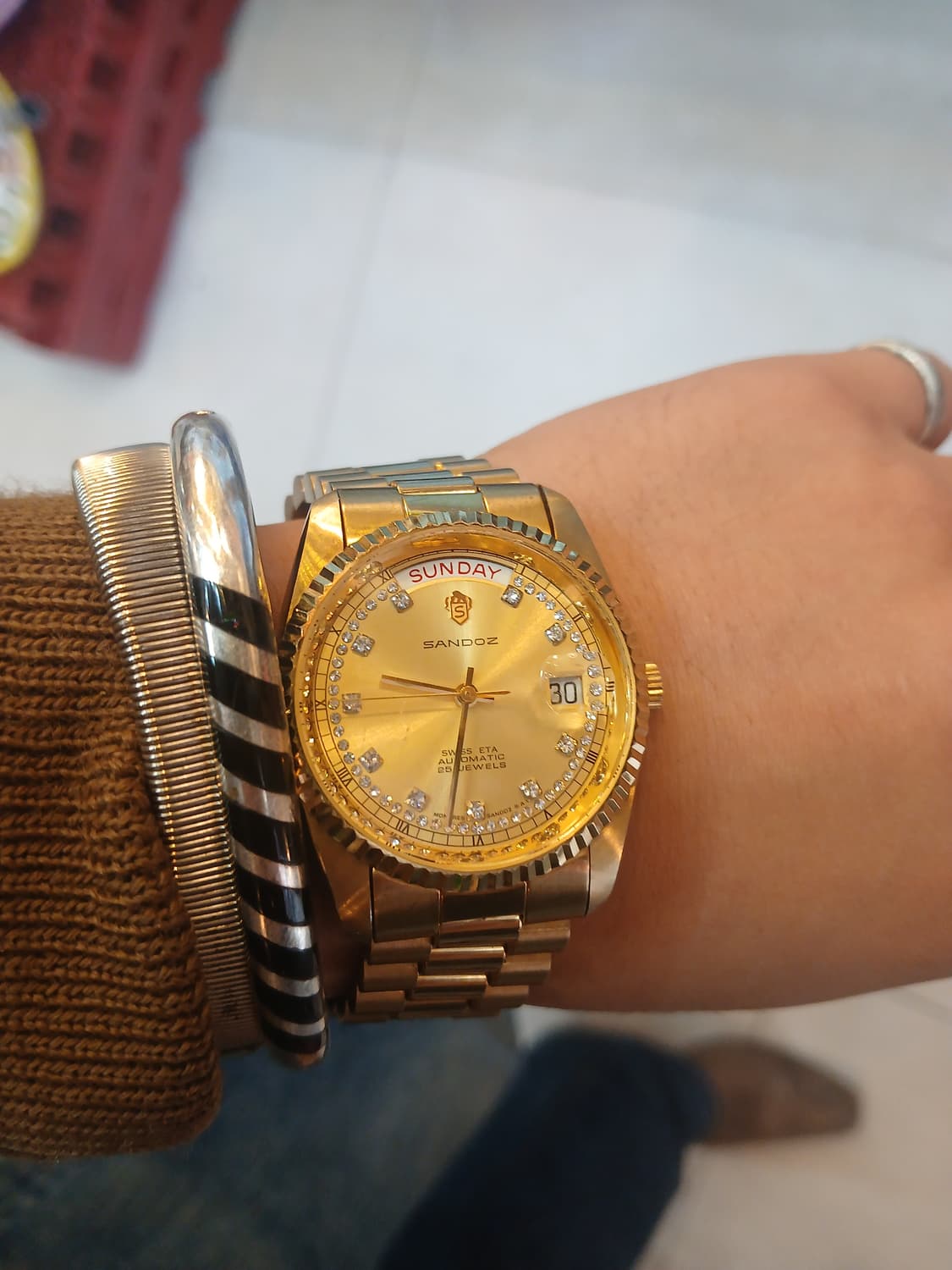 swiss SANDOZ 오토매틱 시계 상품이미지2