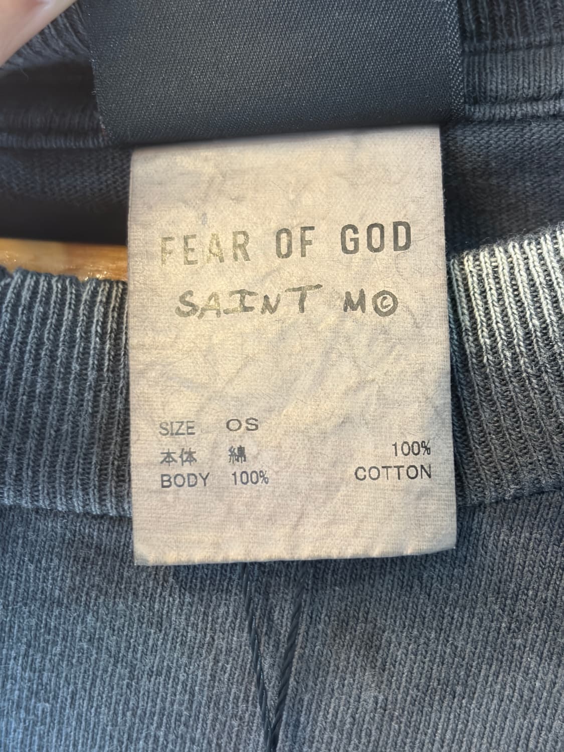 SAINT Mxxxxxx × FEAR OF GOD L/S 티셔츠  상품이미지4