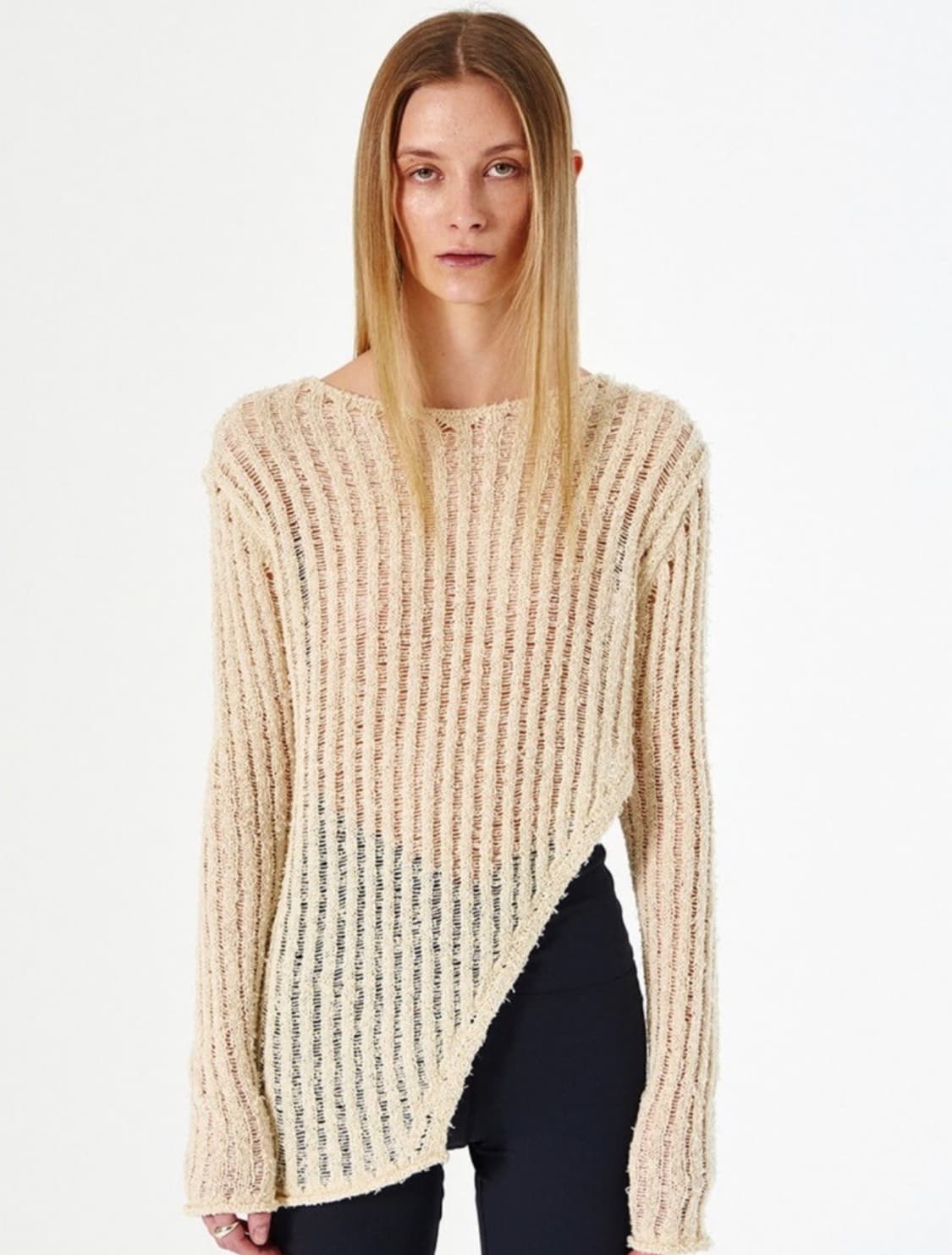 다이애그널 netting slit knit 상품이미지1