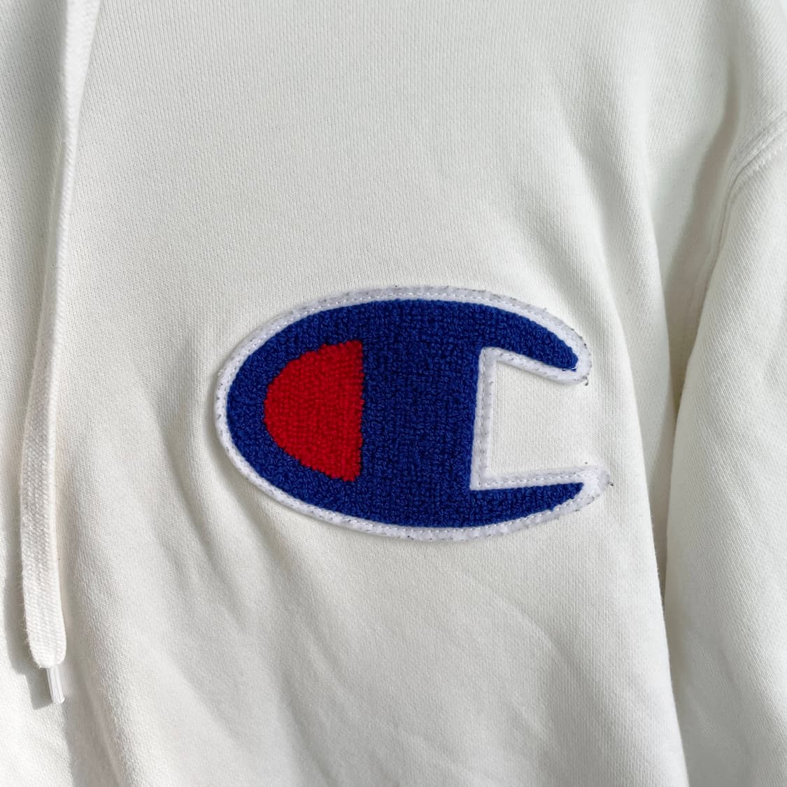 B1 챔피온 빅로고 부클패치 후드 105사이즈 상품이미지4