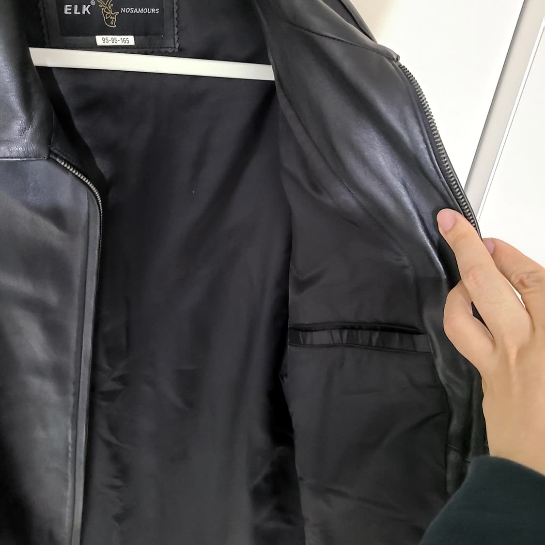 [100-105] 양가죽 램스킨 싱글 레더 자켓 상품이미지4