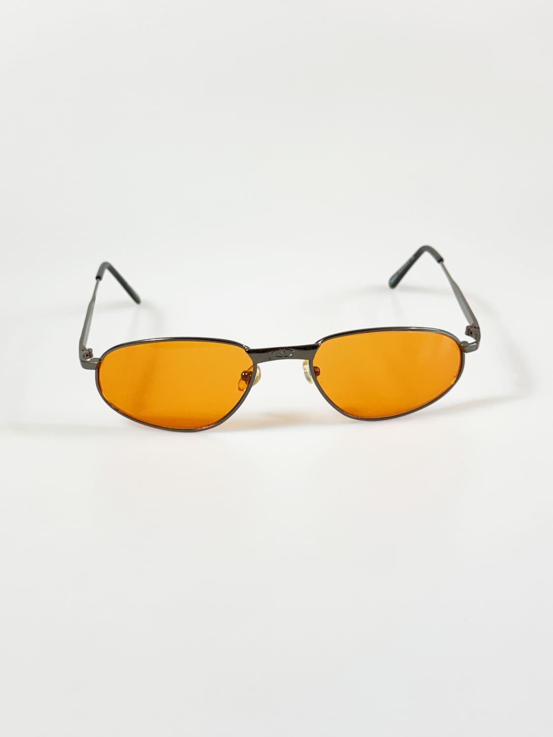 VOTE 슬림 오벌 메탈 프레임 빈티지 틴트 선글라스 상품이미지2