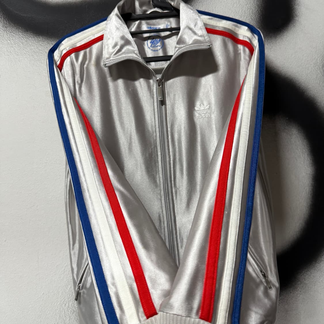 아디다스 파이어버드 40주년 리미티드 실버 저지 자켓 상품이미지6