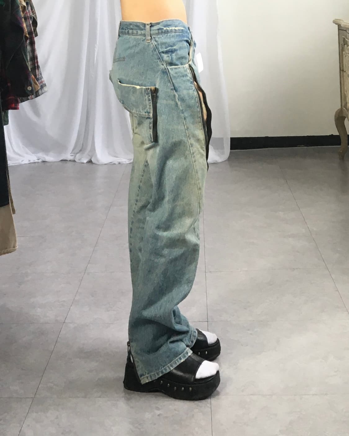 Zipper point denim pants 상품이미지7