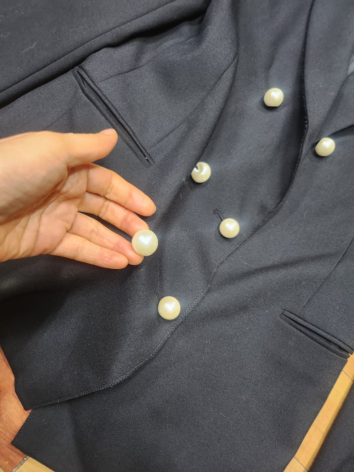 타임빅진주버튼자켓s 상품이미지2