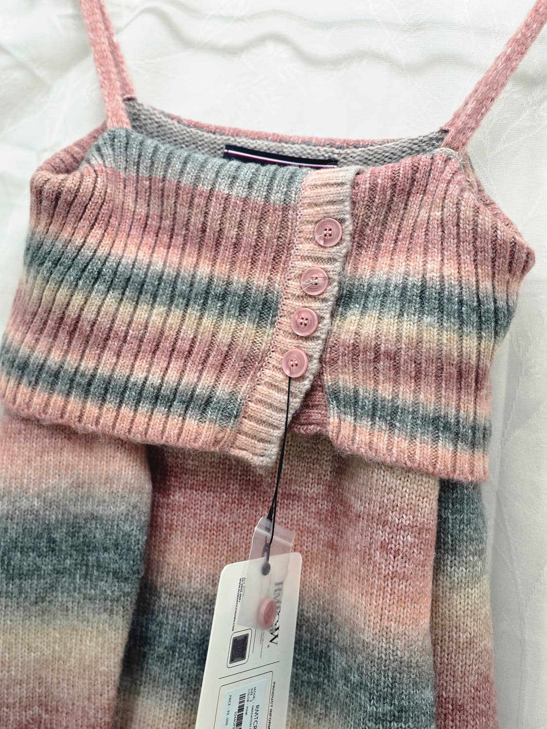 RMTCRW 그라데이션 니트 드레스 S 핑크 상품이미지2