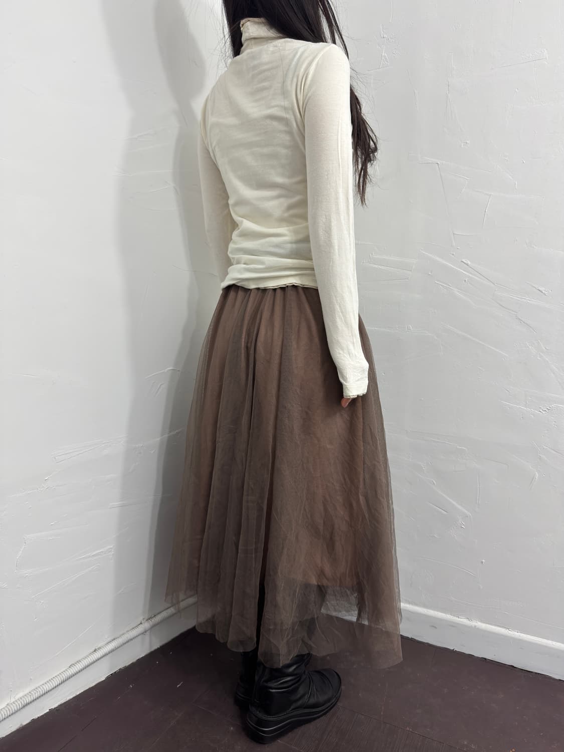 sha layered cotton skirt 상품이미지4