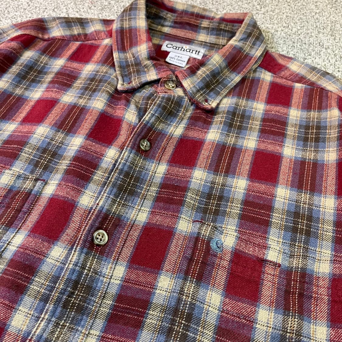 칼하트 체크 셔츠 상품이미지2
