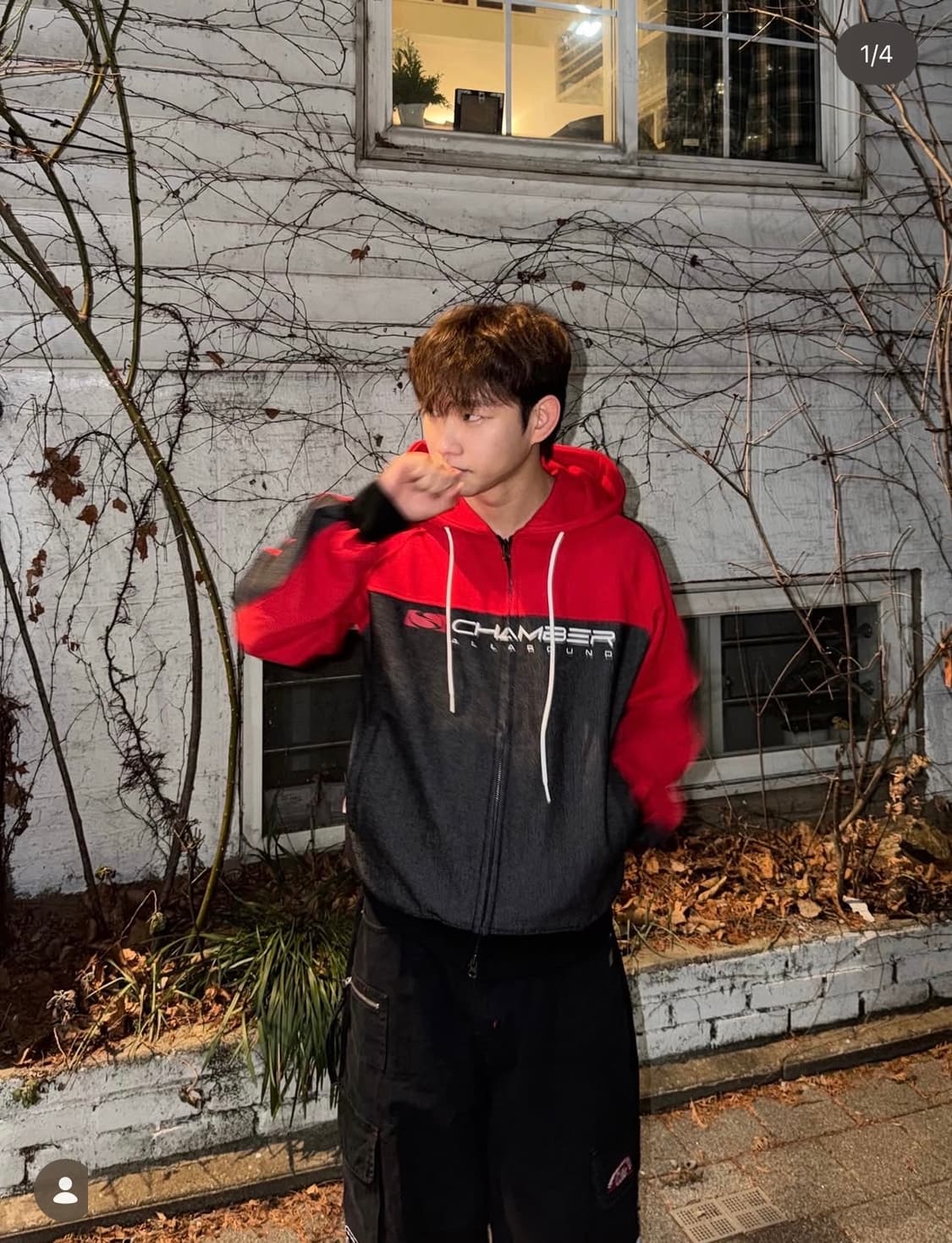스포츠챔버 SC 코어 데님 후드 집업(레드) 상품이미지3