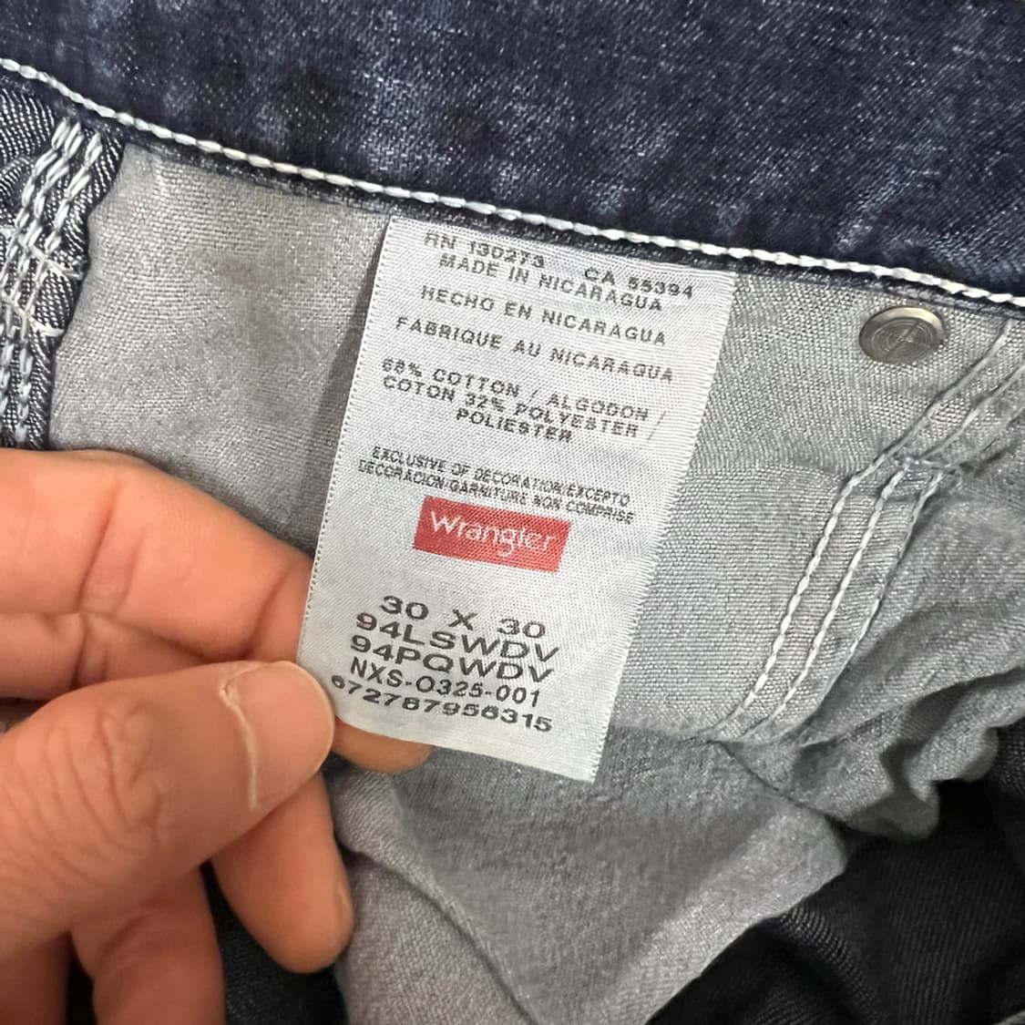 랭글러 카펜터 중청 데님 팬츠 청바지 30 상품이미지5