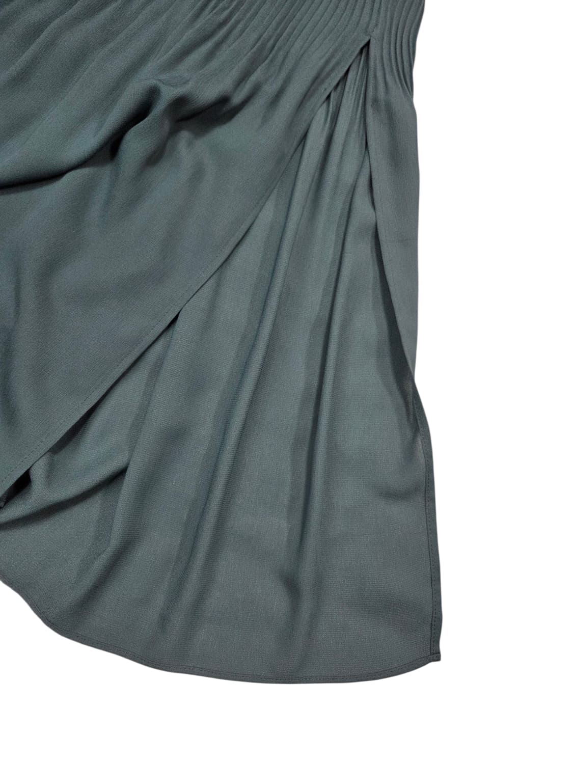 시스템 다크그린 민소매 플리츠 롱 원피스 S 상품이미지5