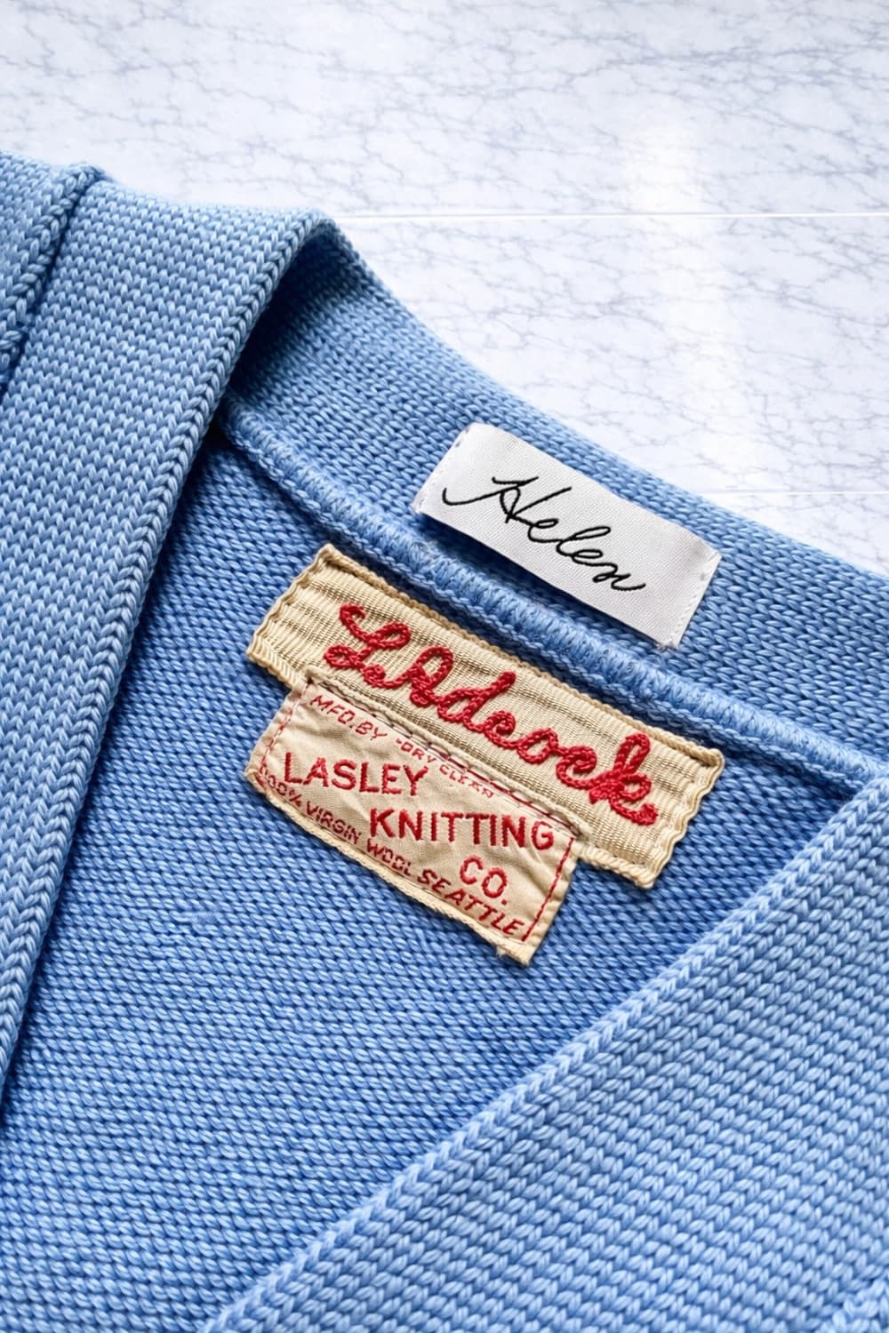 60's Lasley Knitting Co. 레터맨 가디건 100 상품이미지7