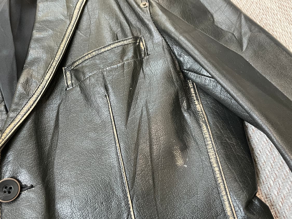 빈티지 양가죽 테일러드 가죽 자켓 J03714 상품이미지4