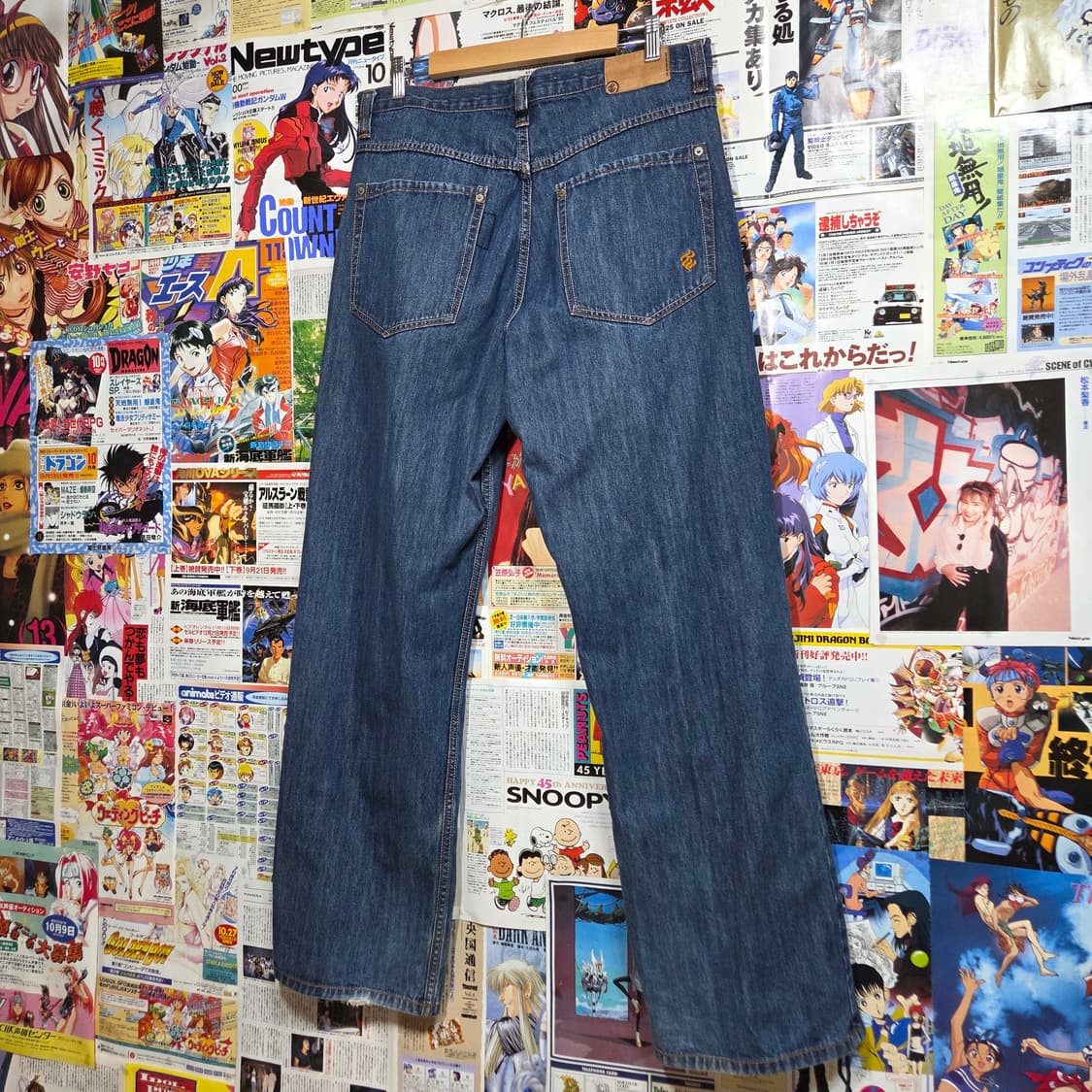 로카웨어 진청 데님 힙합 팬츠 상품이미지2