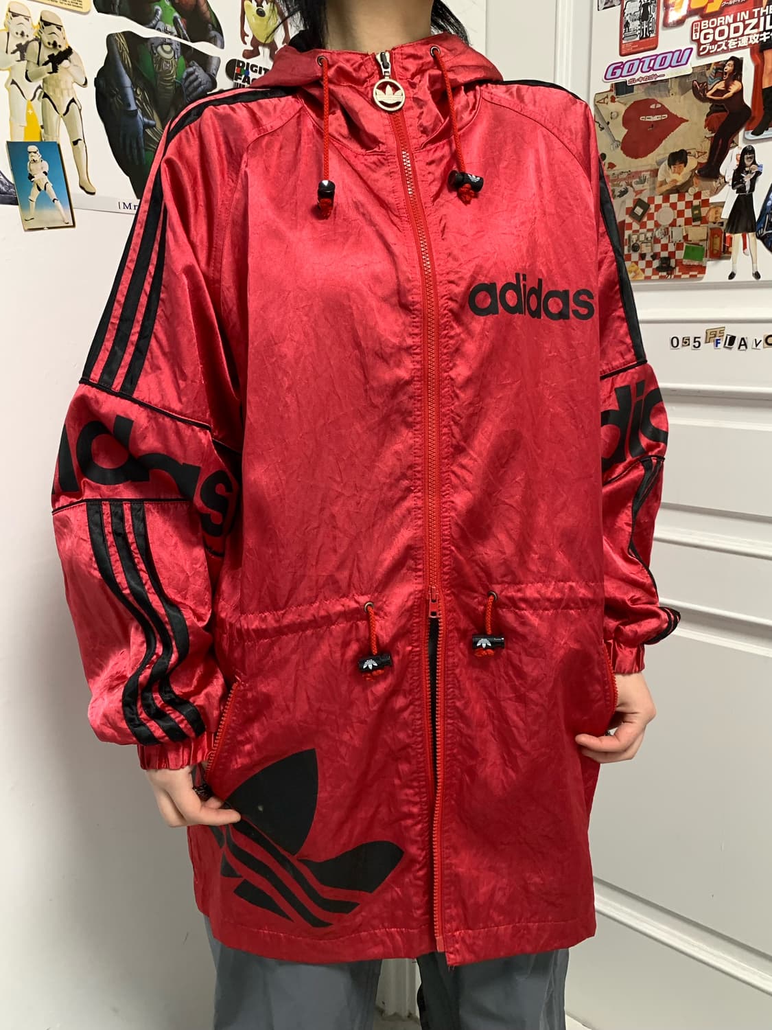 80s 아디다스 데상트 빅로고 돕바 상품이미지3