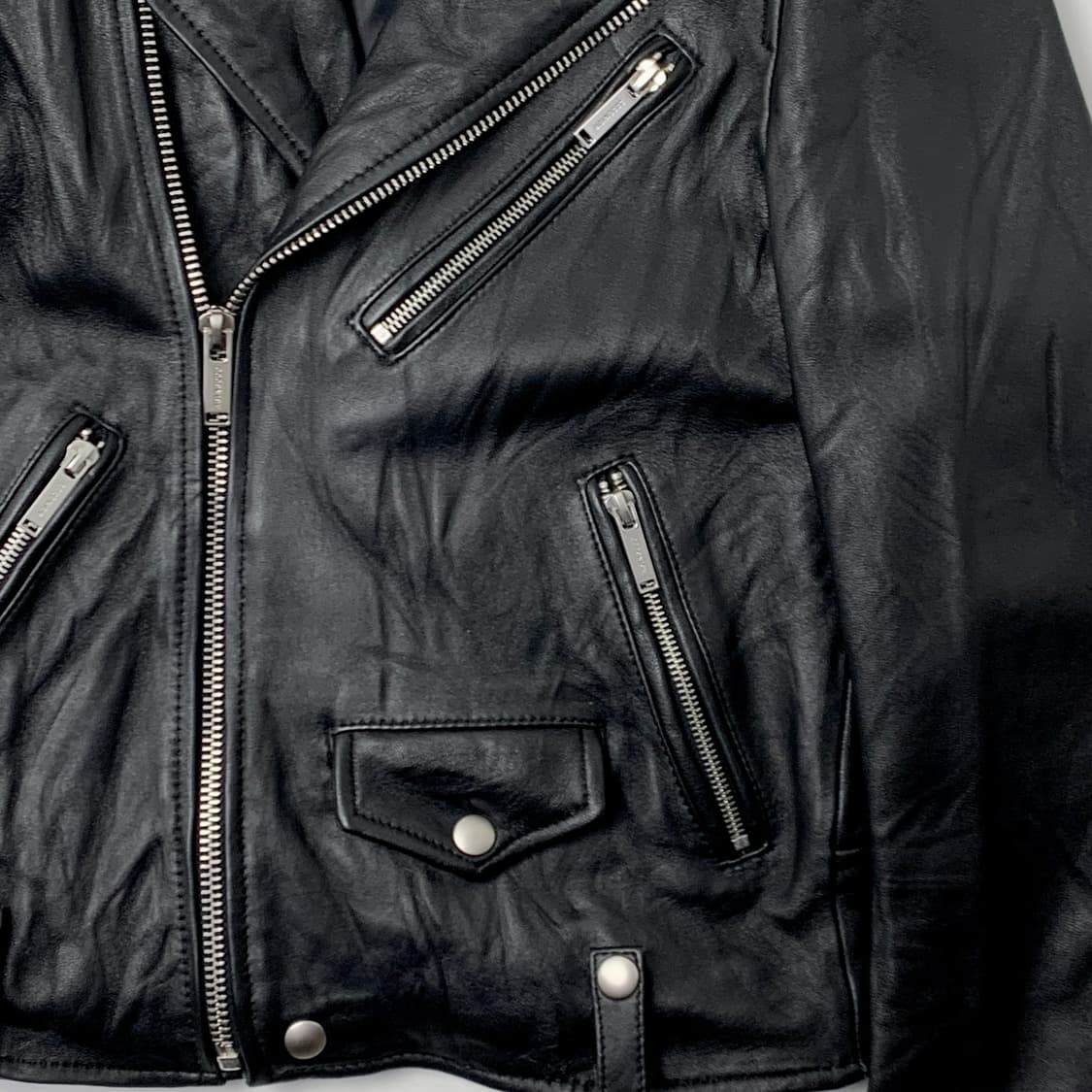 [S/정품] 에이징씨씨씨 양가죽 라이더 자켓 상품이미지3