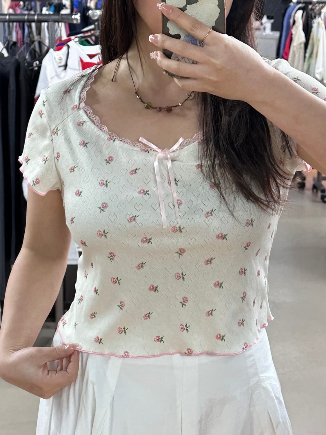 버버리 린넨 체크 원피스 상품이미지3