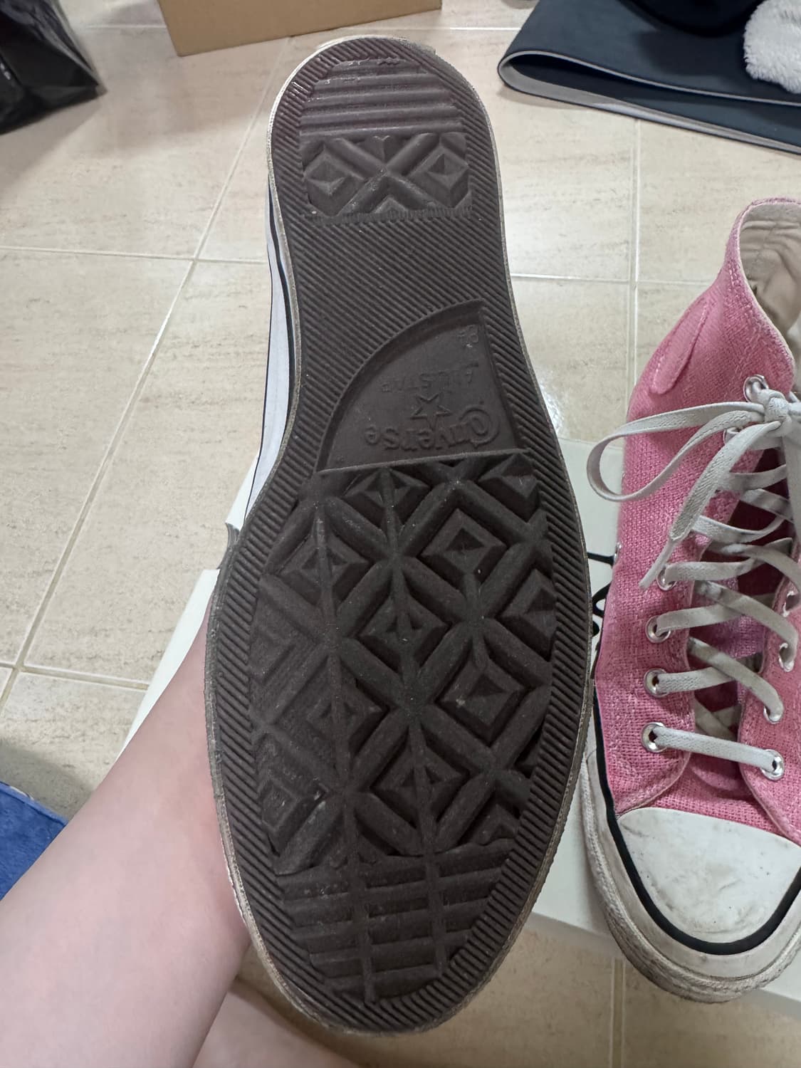 컨버스 x 스투시 척 70 하이 플루메리아(핑크) 270사이즈 상품이미지2