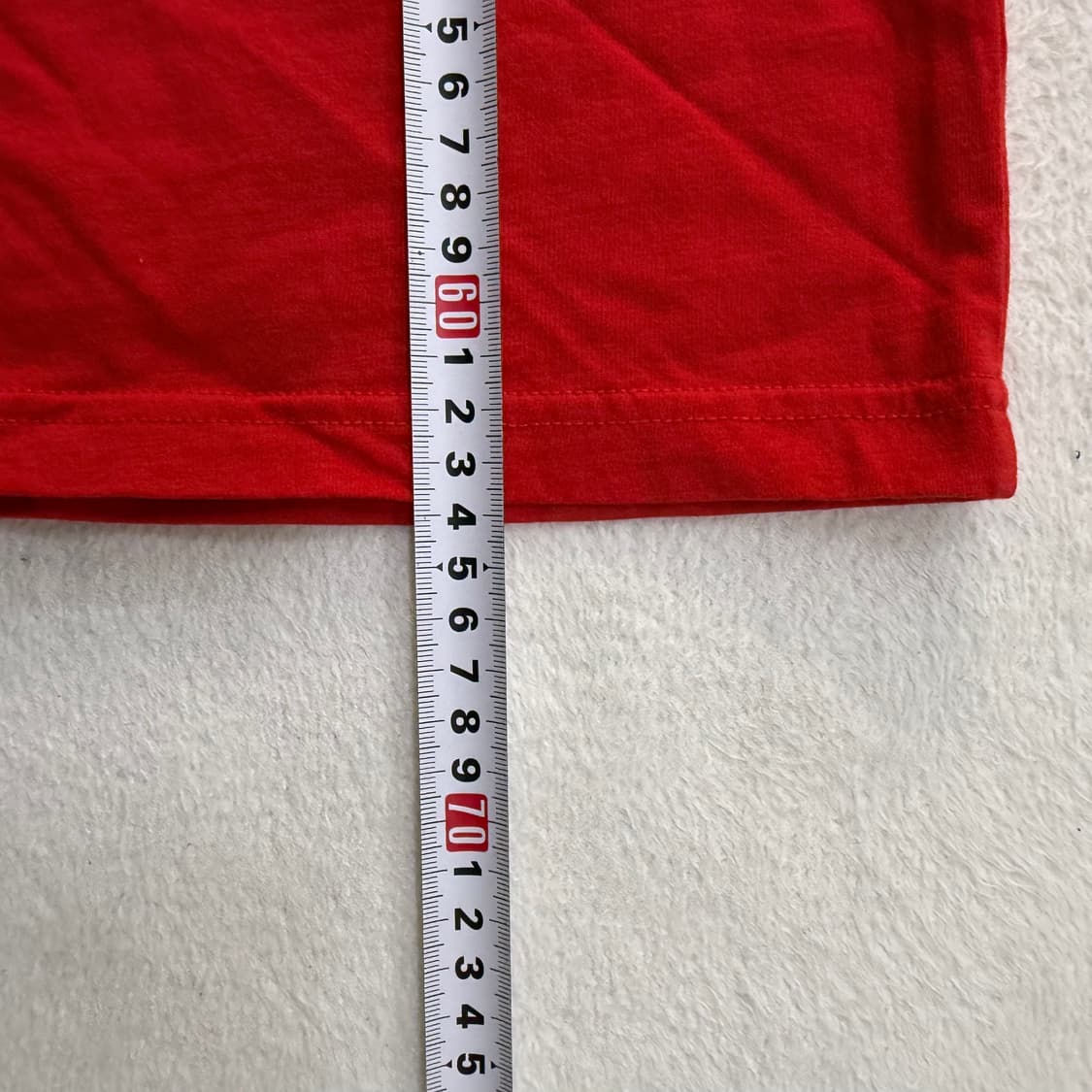 S 게스 빅로고 레드 반팔 티셔츠 0413T 상품이미지6