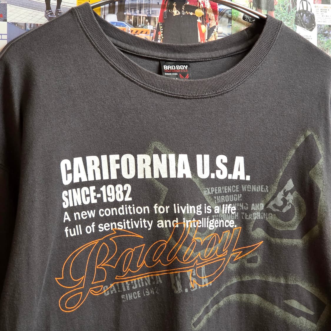 JPN 배드보이 차콜 프린팅 롱슬리브 상품이미지3