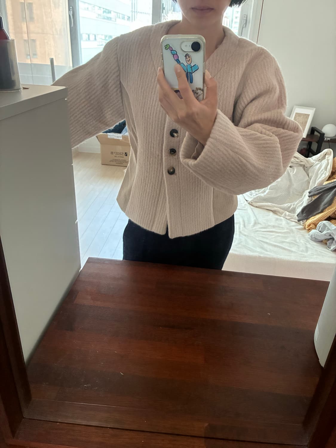 마뗑킴 독특한 아우터 상품이미지2