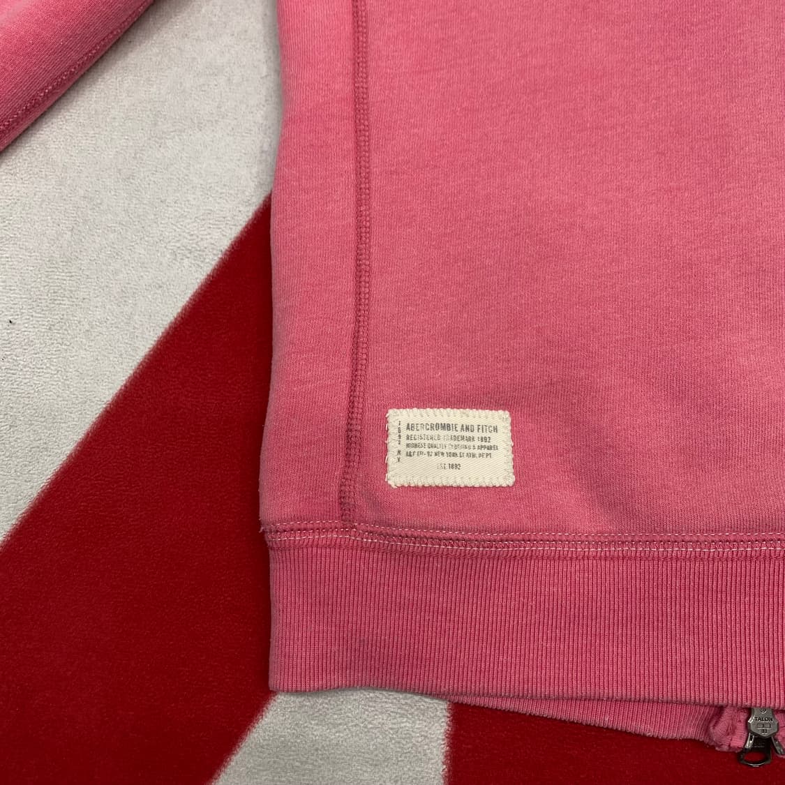 아베크롬비 핑크 후드집업 여성M  상품이미지4