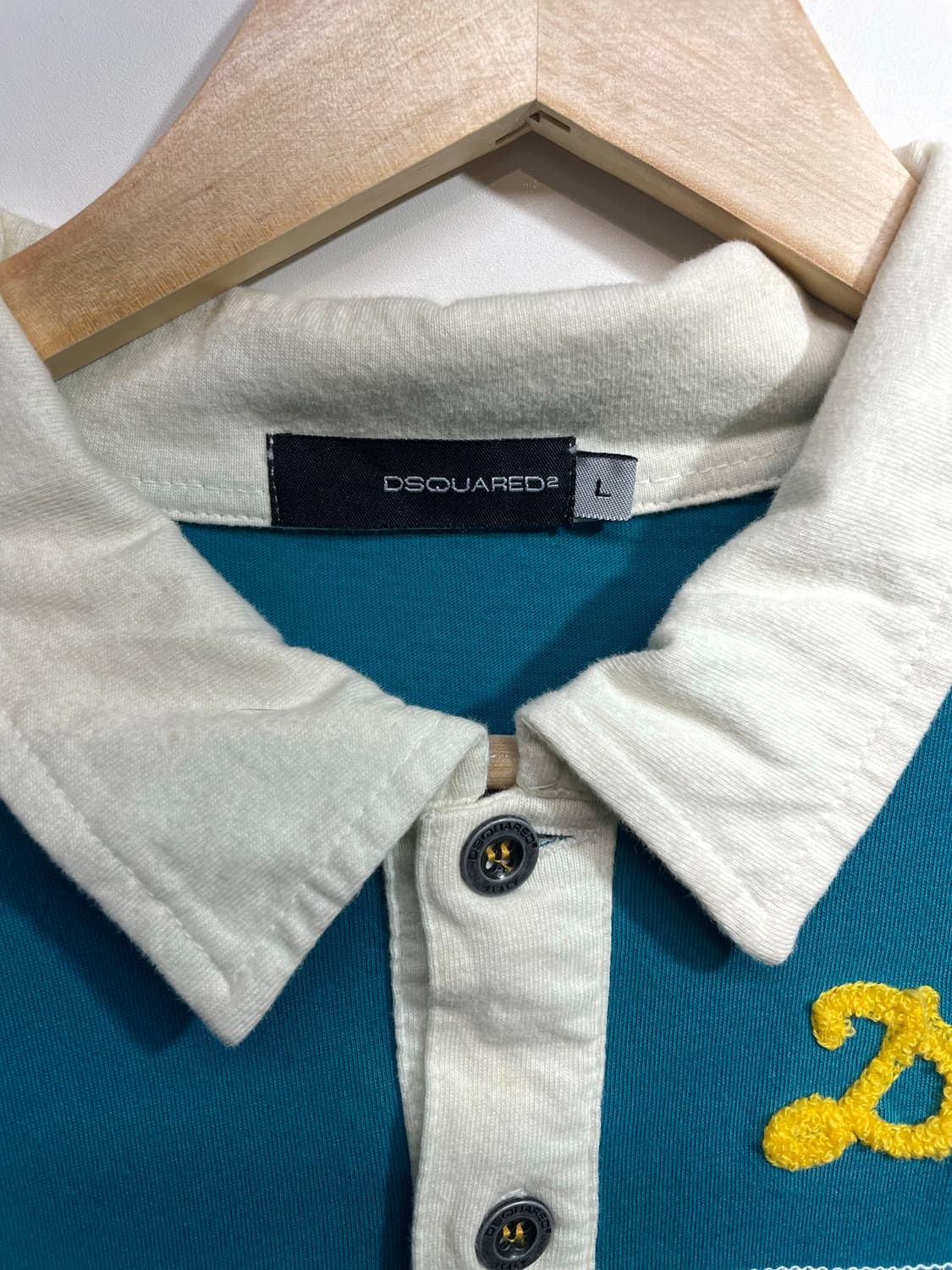 디스퀘어드 블루 롱슬리브 폴로티셔츠 상품이미지7