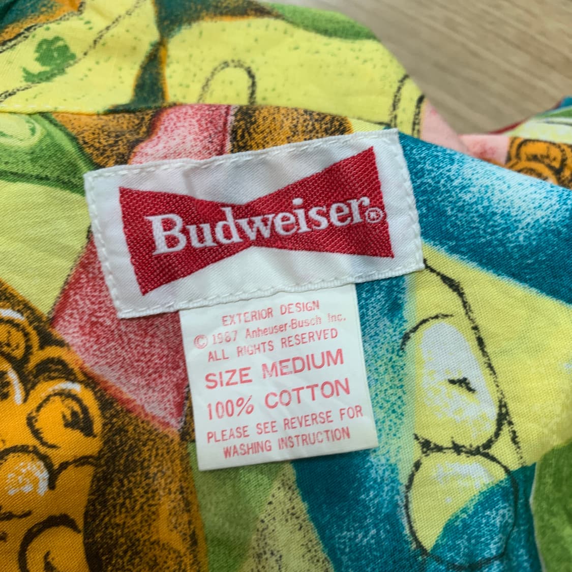 M) 버드와이저 재팬 budweiser 하와이안 셔츠 상품이미지3
