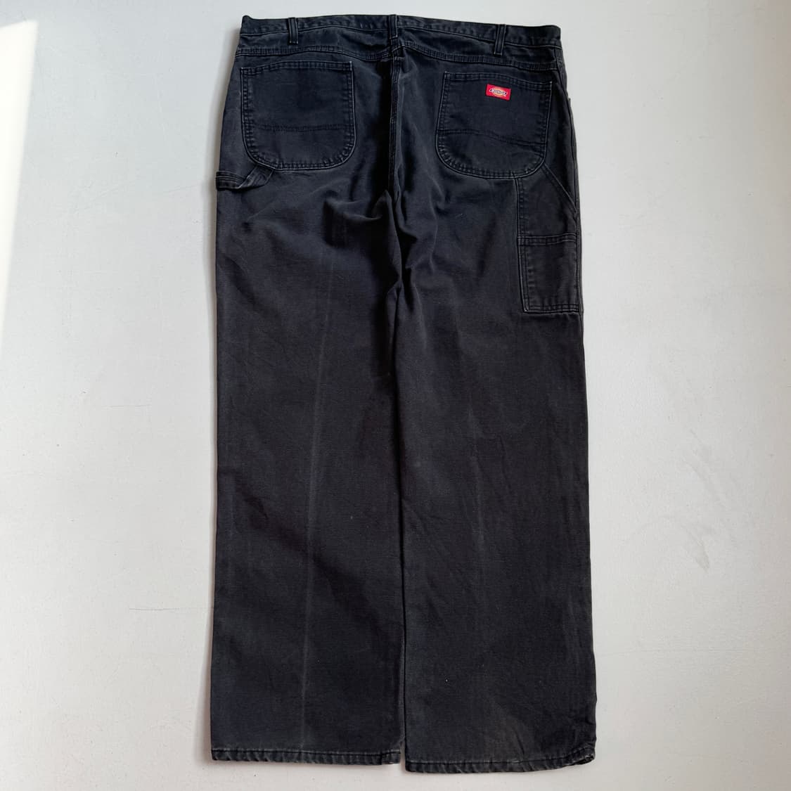 디키즈 OG 덕캔버스 카펜터 와이드 워크팬츠 블랙 상품이미지3