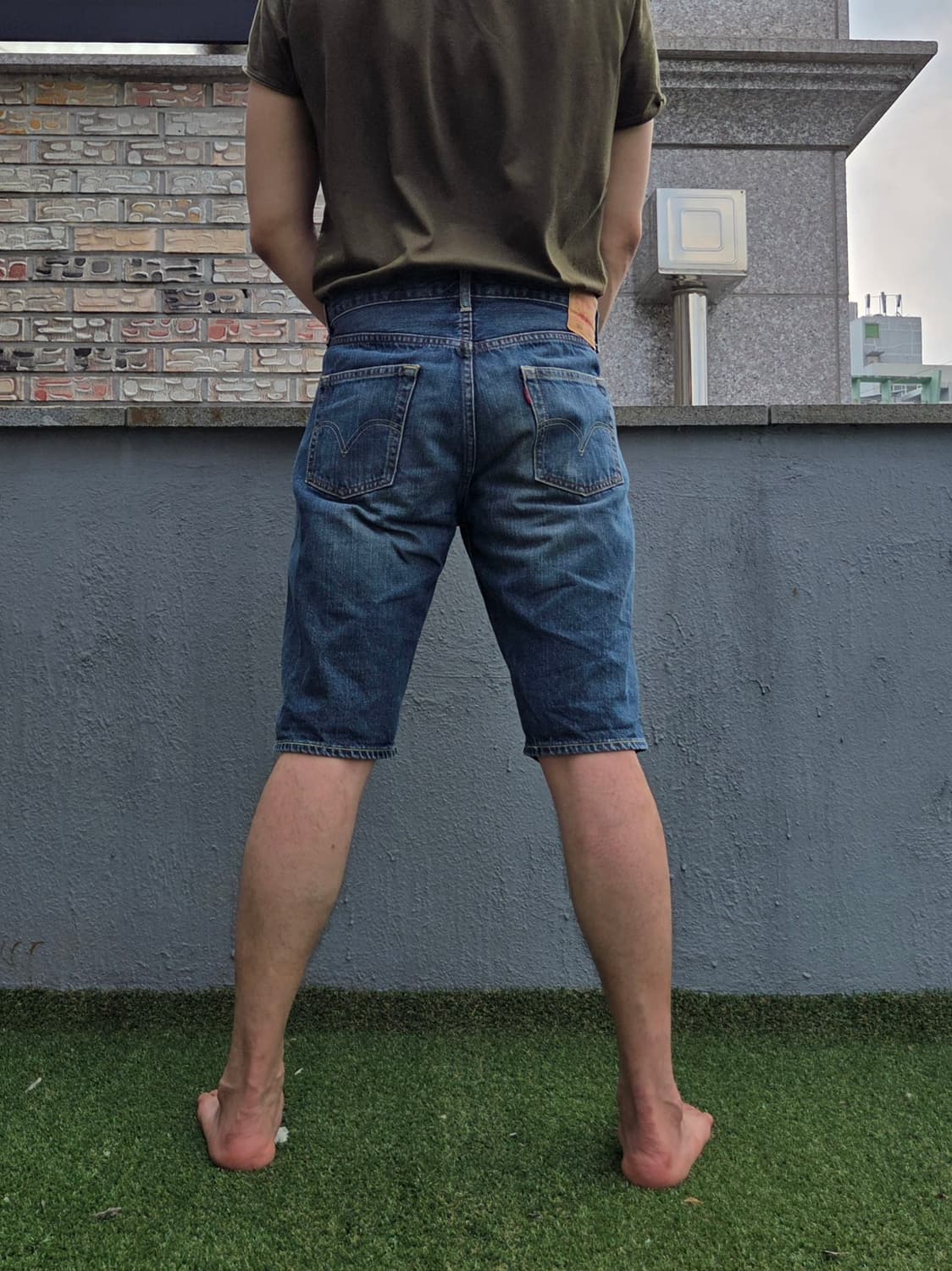 리바이스 523 데님 쇼츠 상품이미지7