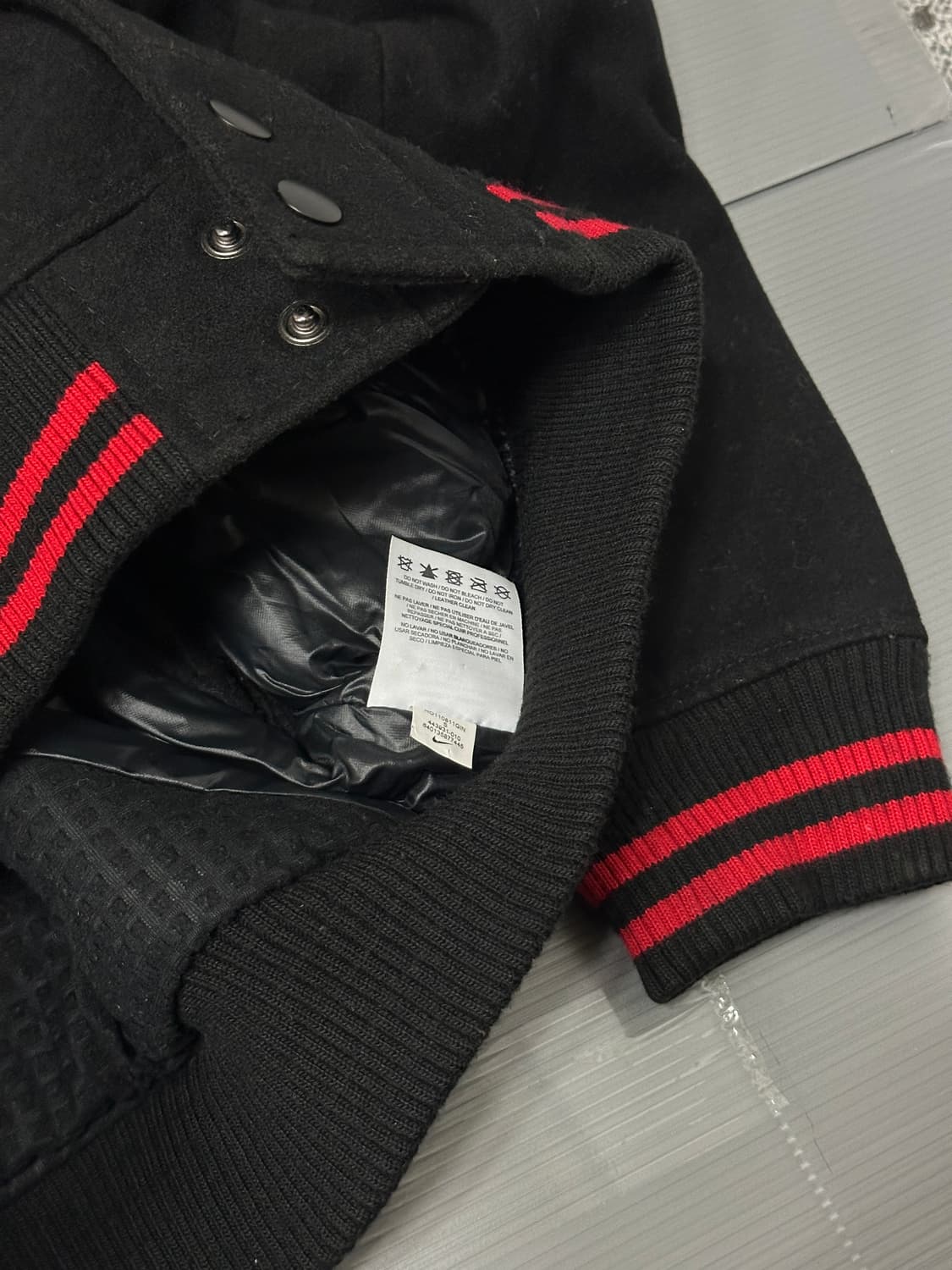 나이키 NSW 스타디움 바시티 자켓 블랙 S 상품이미지6