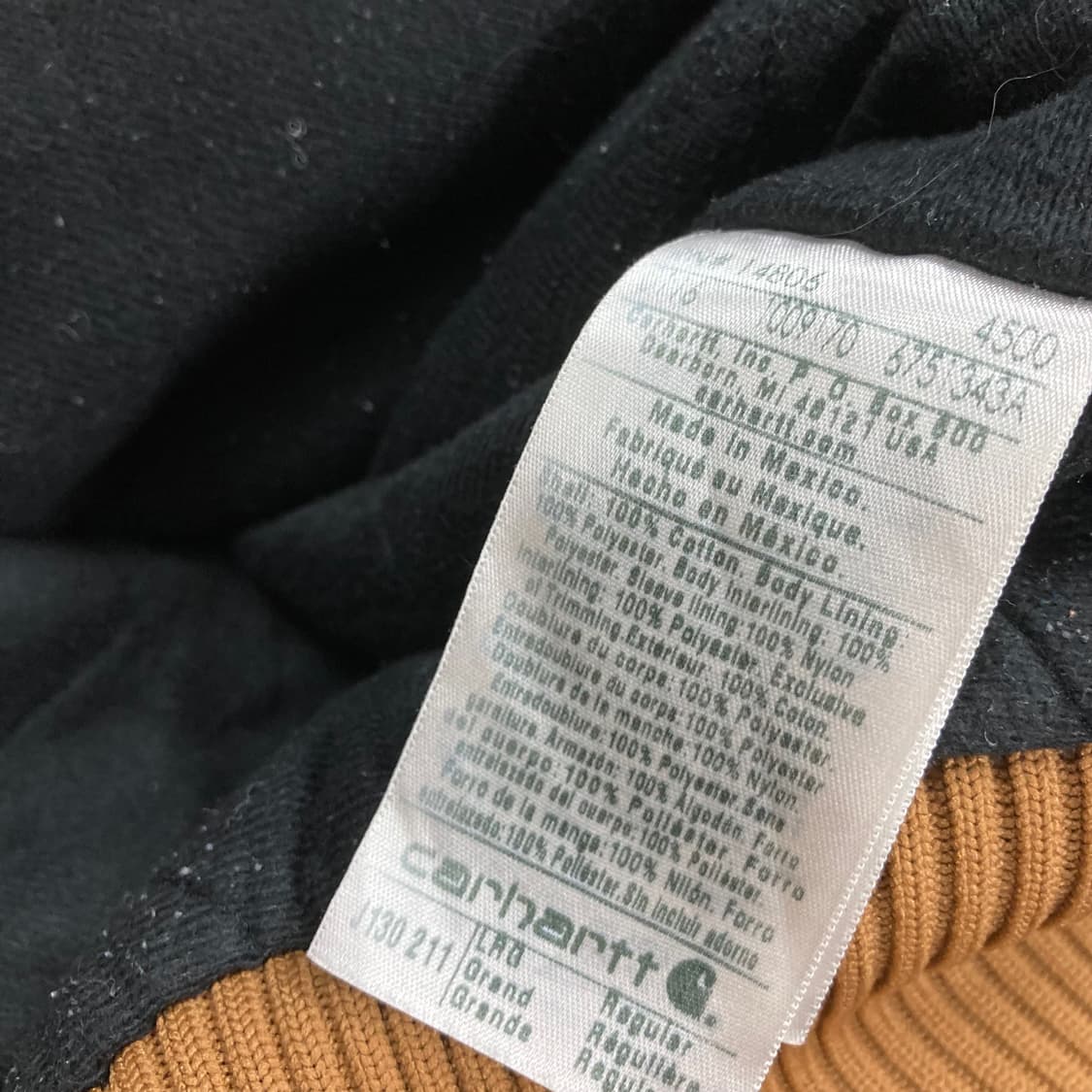 칼하트 J130 브라운 컬러 덕 액티브 자켓 상품이미지5