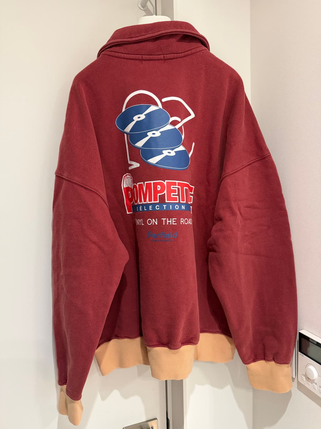 펜필드 바이닐온더로드 빈티지 스타일 집업 맨투맨 L사이즈 상품이미지2