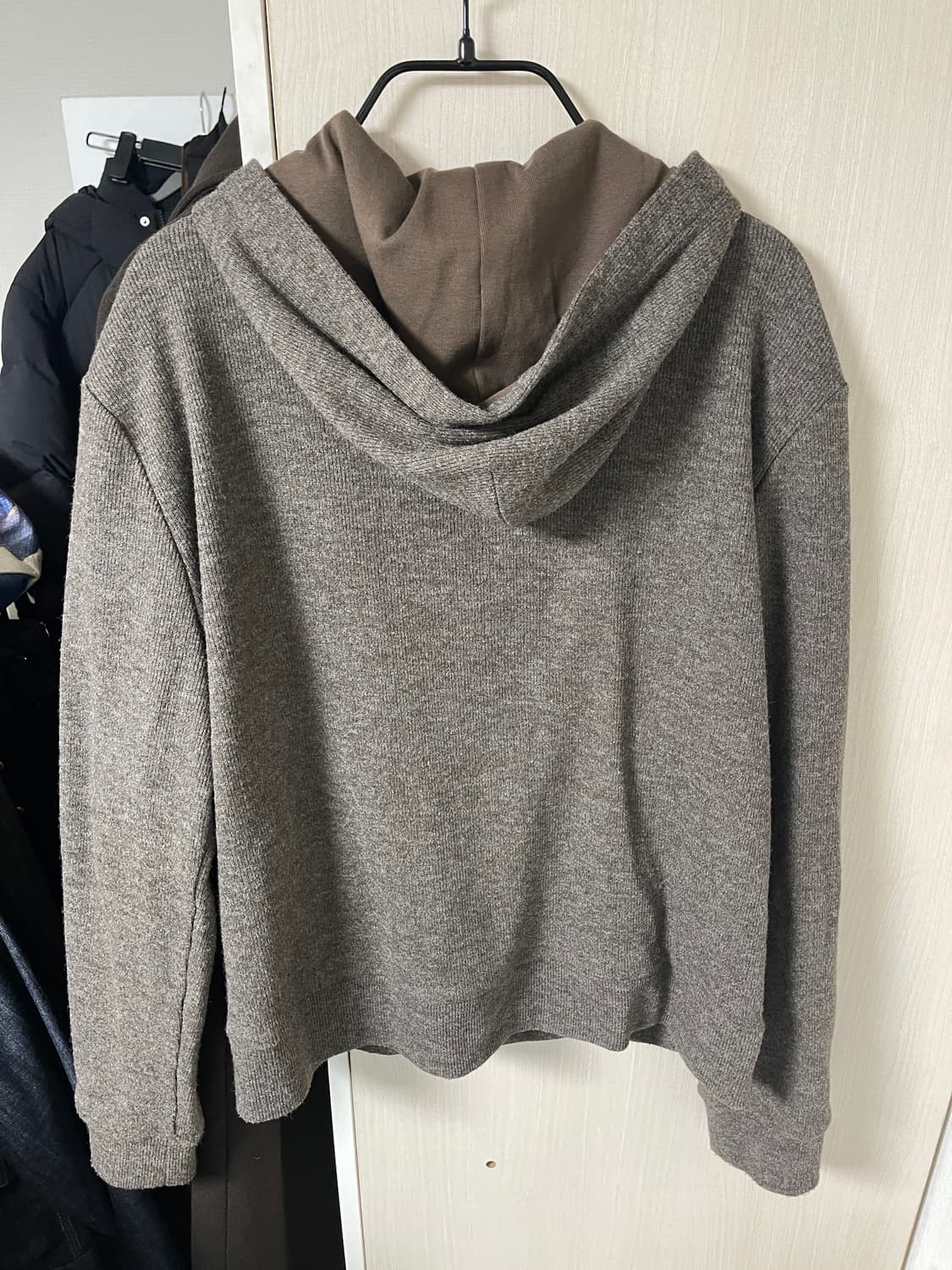 RAKE LACK Simp Hoodie Cardigan - Mocha M 상품이미지9