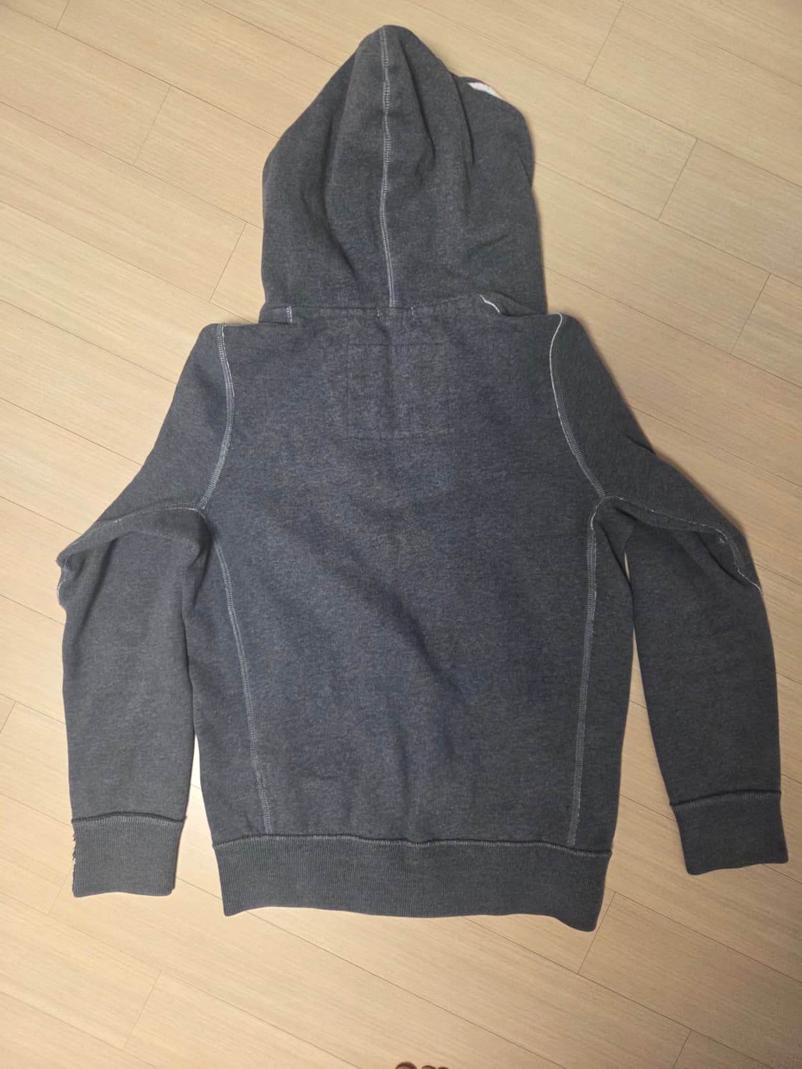 아베크롬비 챠콜 스펠아웃 후드집업 상품이미지2