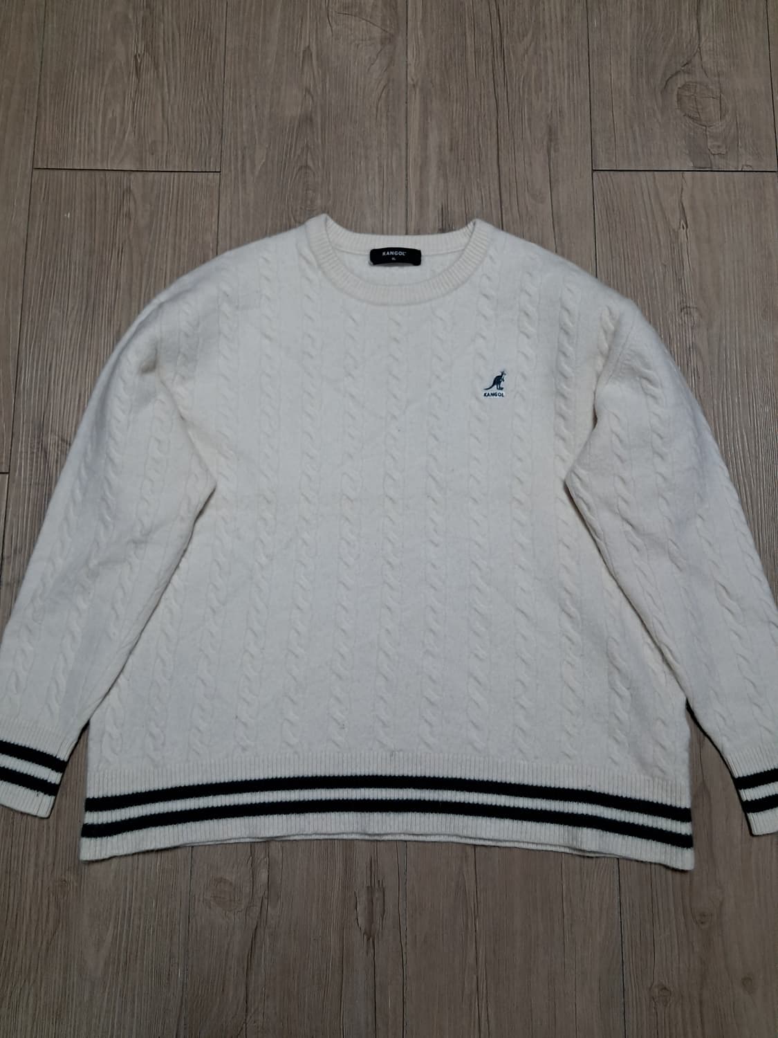 캉골 꽈배기 니트 스웨터 XL 상품이미지3