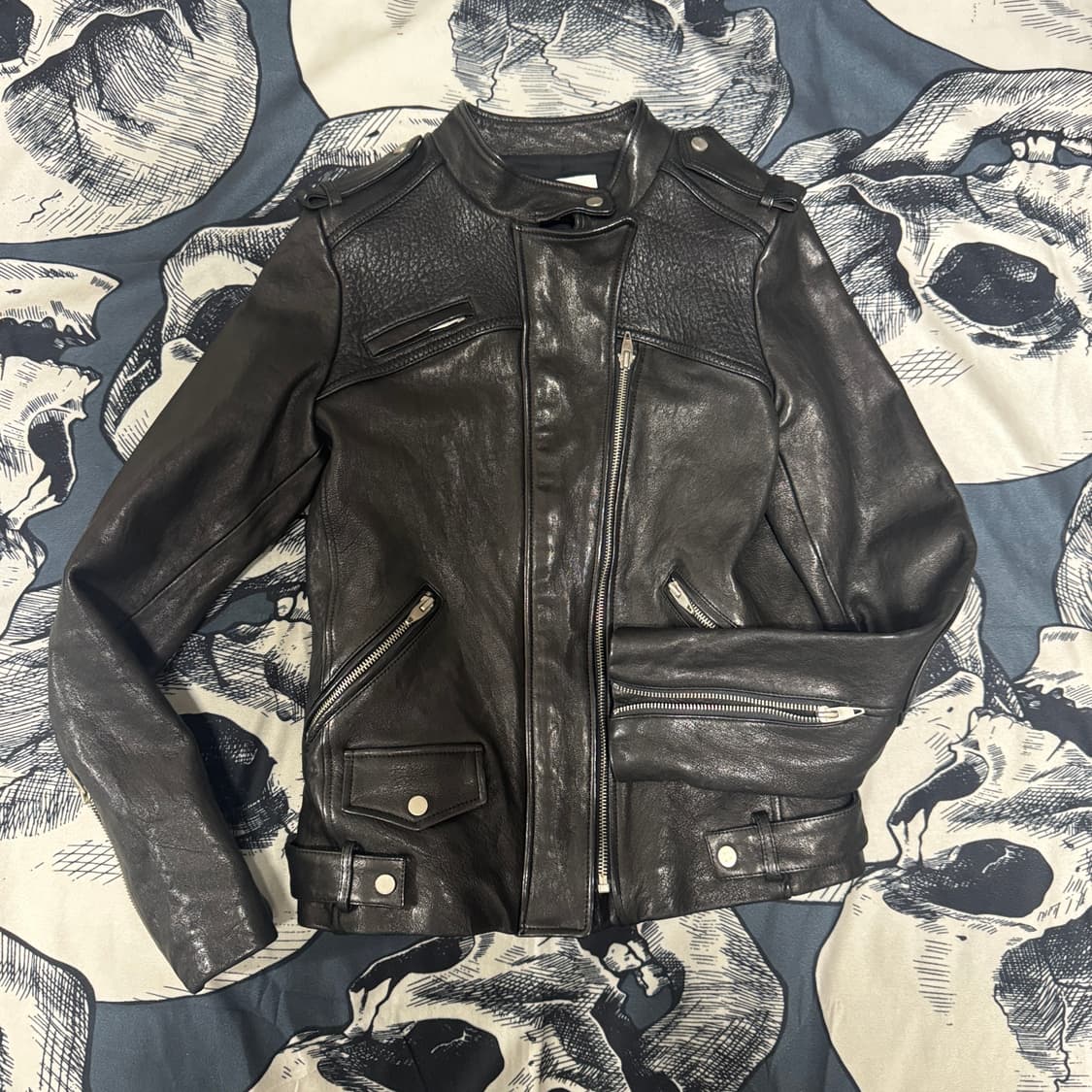 산드로 양가죽자켓 79-86-160 사이즈 상품이미지6
