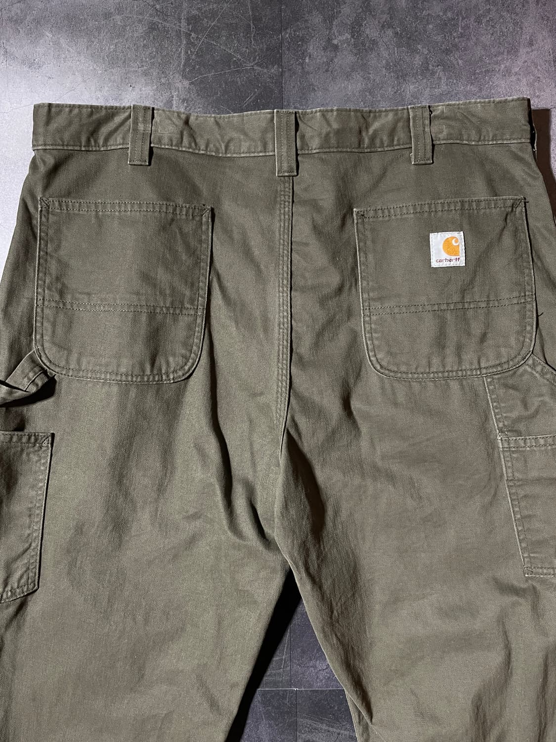 CARHARTT 칼하트 빈티지 카키 싱글니 팬츠 상품이미지6