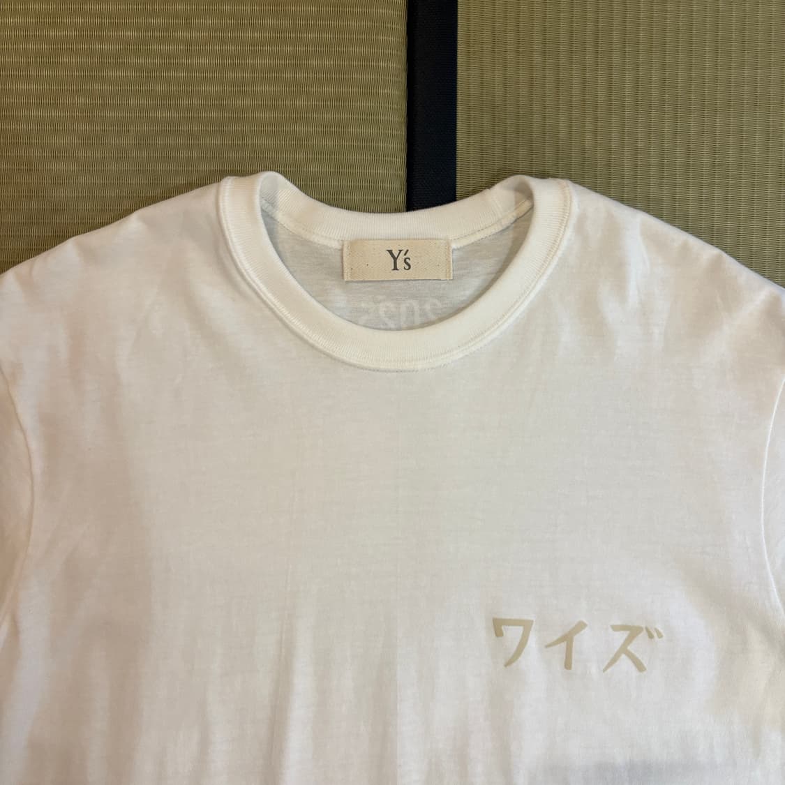 Y’s 요지야마모토 25AW 반팔 티셔츠 상품이미지3