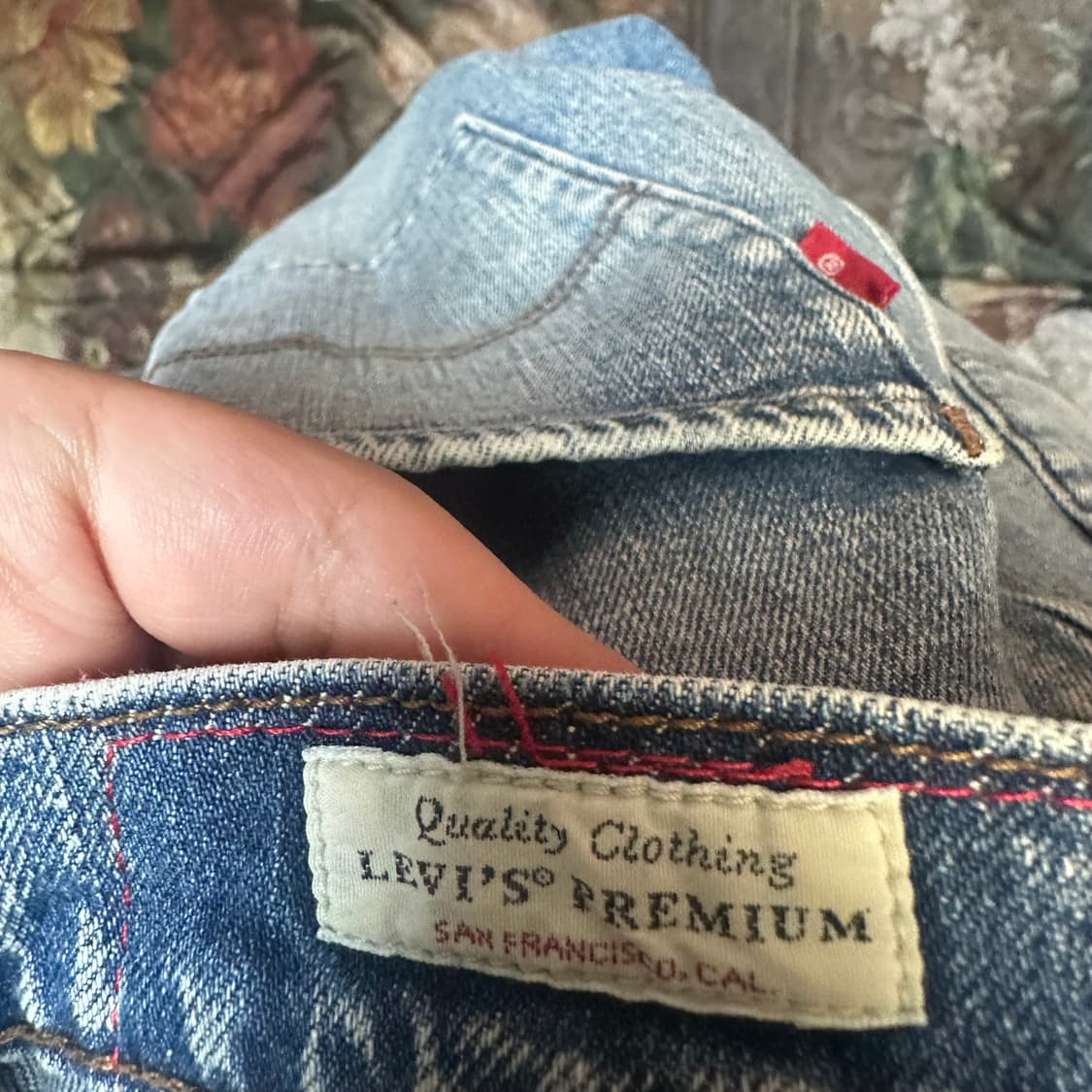 리바이스 502 레드탭 엔지니어드아이스워싱진 31*32 상품이미지6