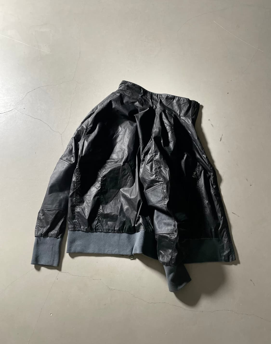 그라임 이펙트 Crinkle Nylon Bomber Jacket 상품이미지1