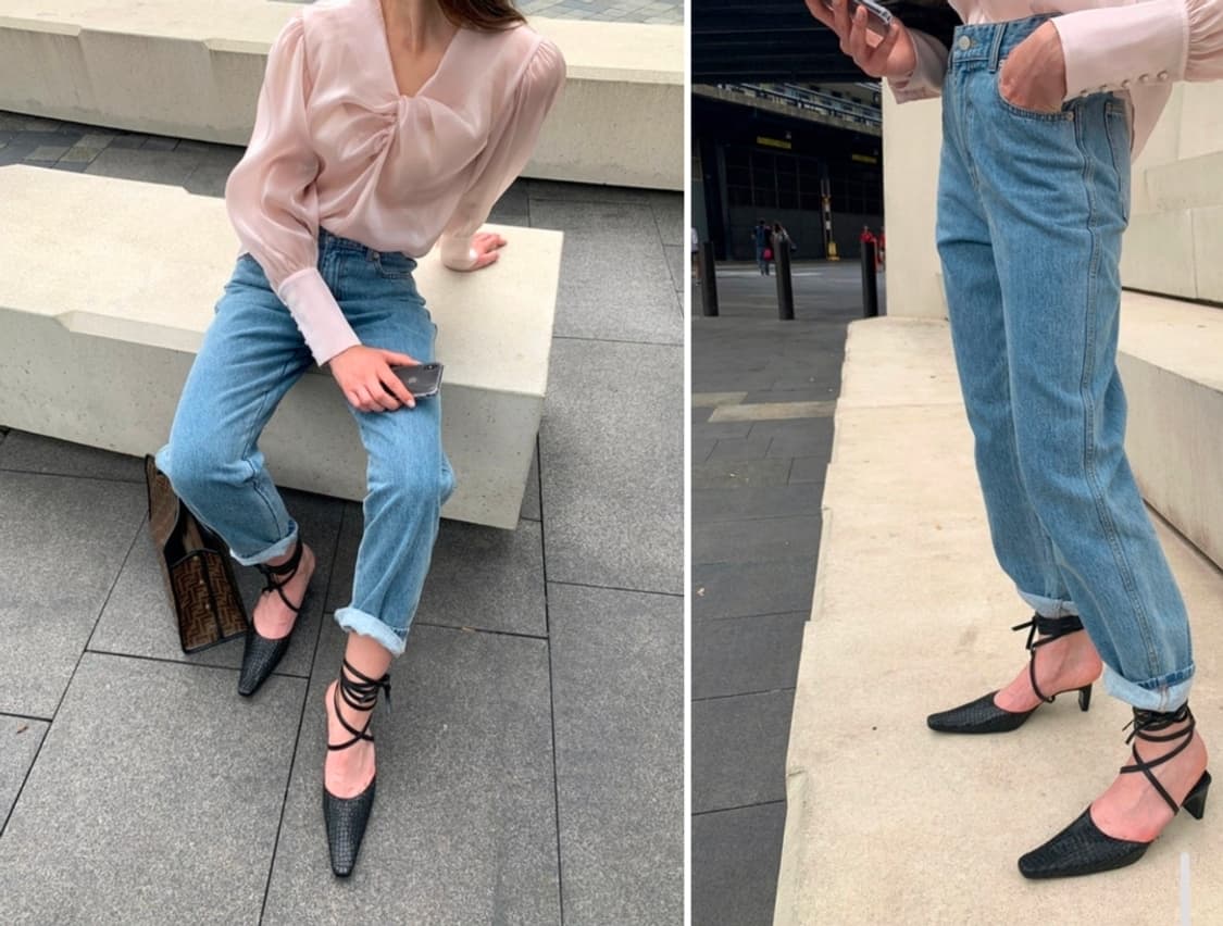 새상품 오르 orr 드레곤블루스 스퀘어 뮬 엘리게이터 38.5 255 상품이미지5