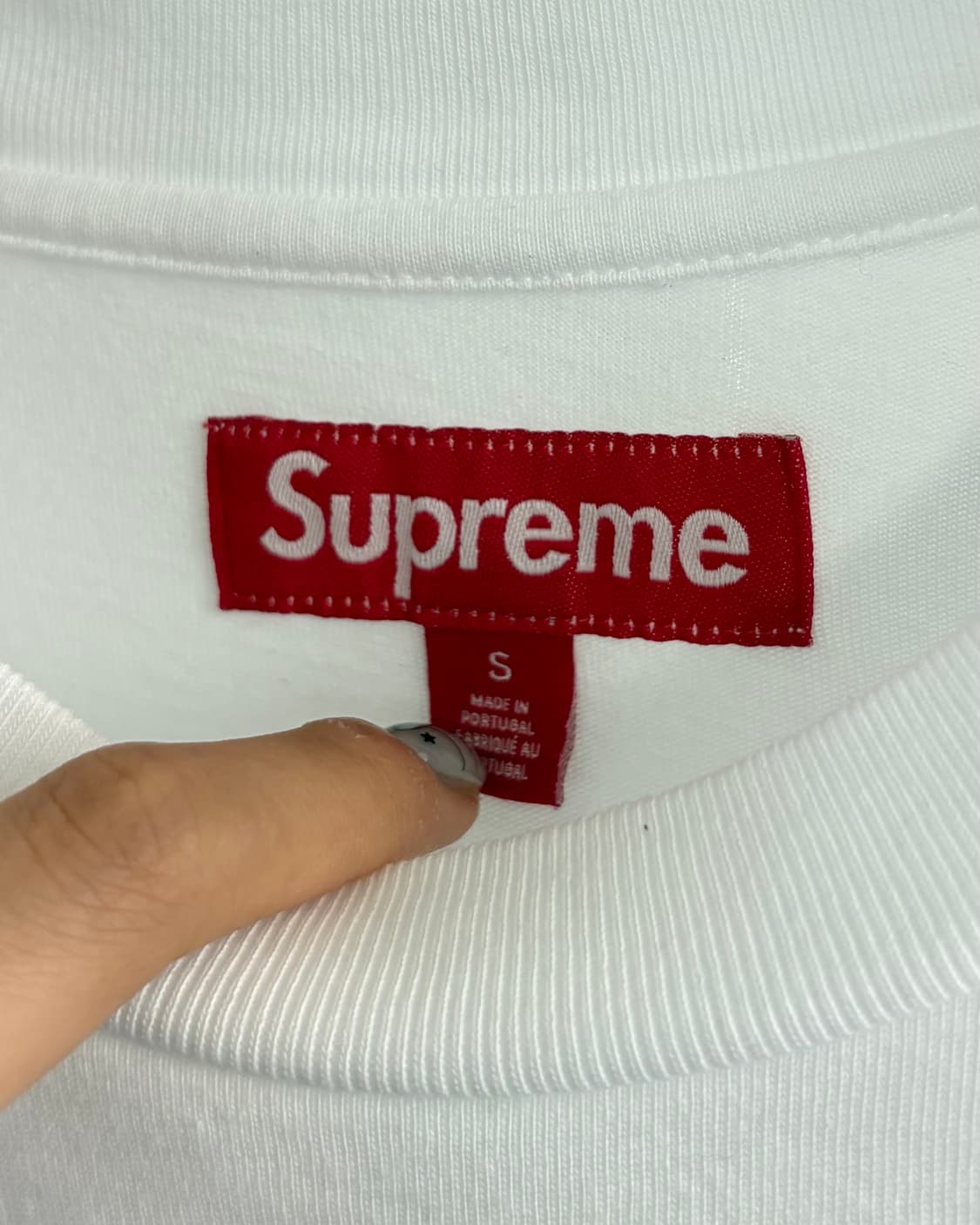 Supreme 슈프림 화이트 컬러 박스로고 티셔츠 상품이미지3