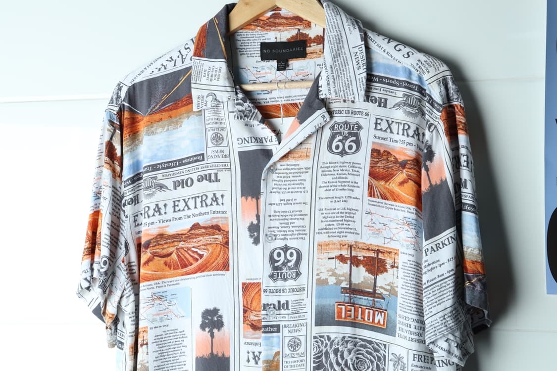 (L-XL) 노바운더리스 반팔셔츠 남방 USA 하와이안-H33114 상품이미지3