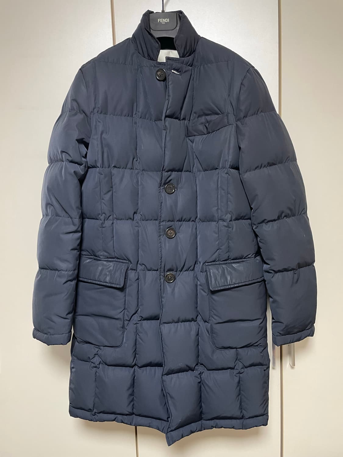 BESLOW 남성 네이비 패딩 코트 100 상품이미지1