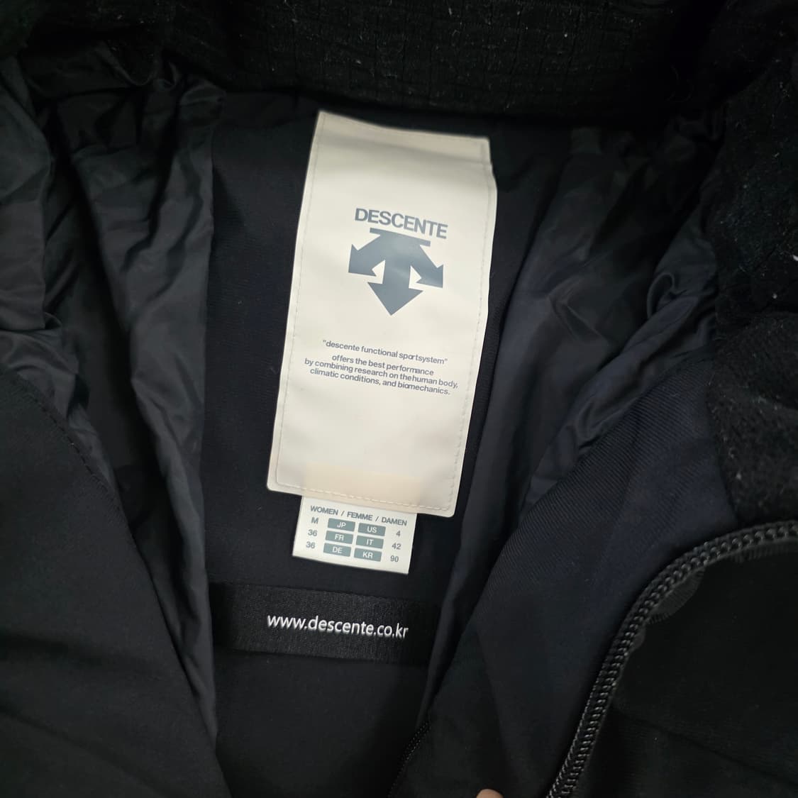 [90] 데상트 스위스 덕다운패딩 점퍼 0213J 상품이미지4