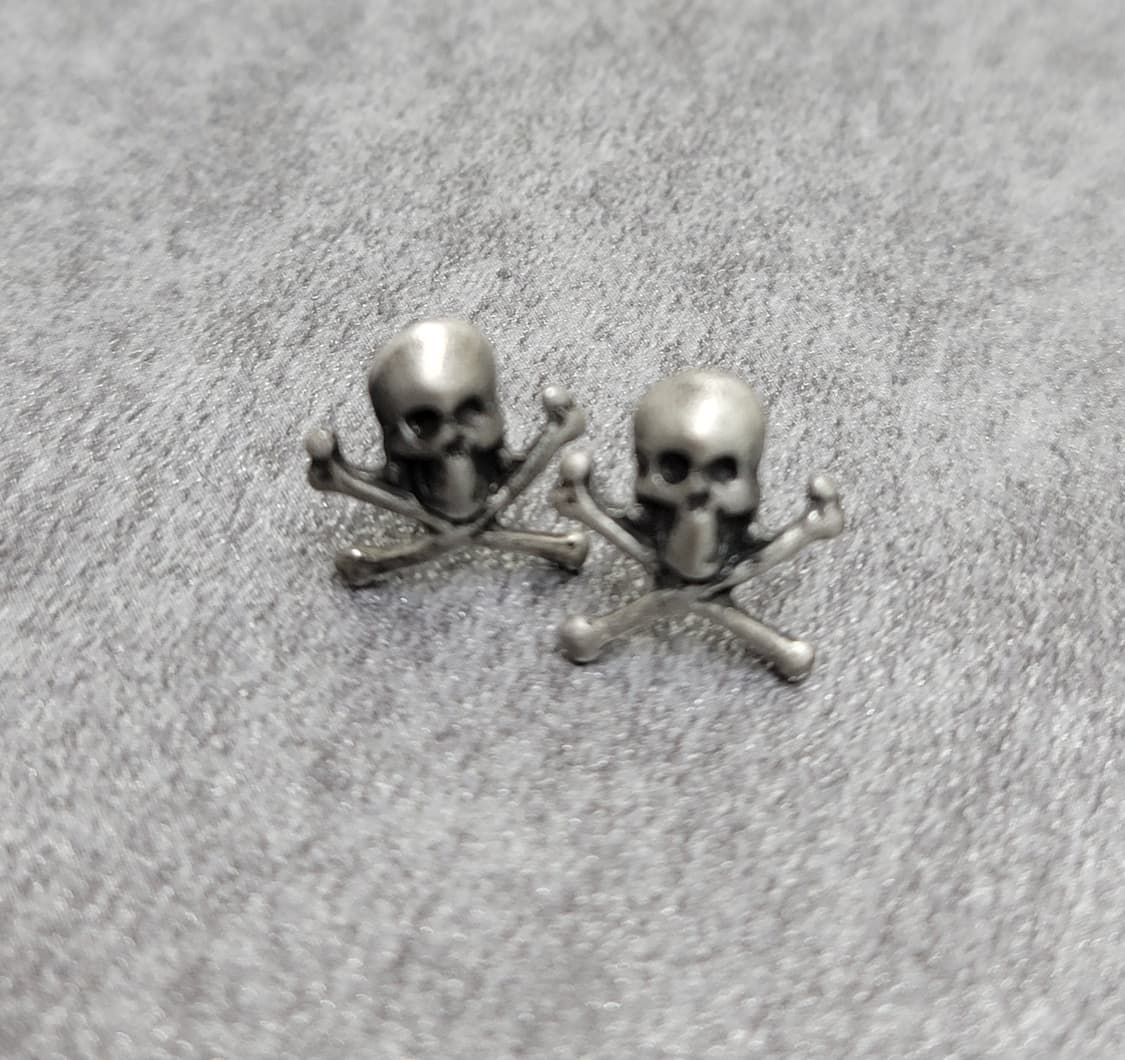 skull earrings 상품이미지2