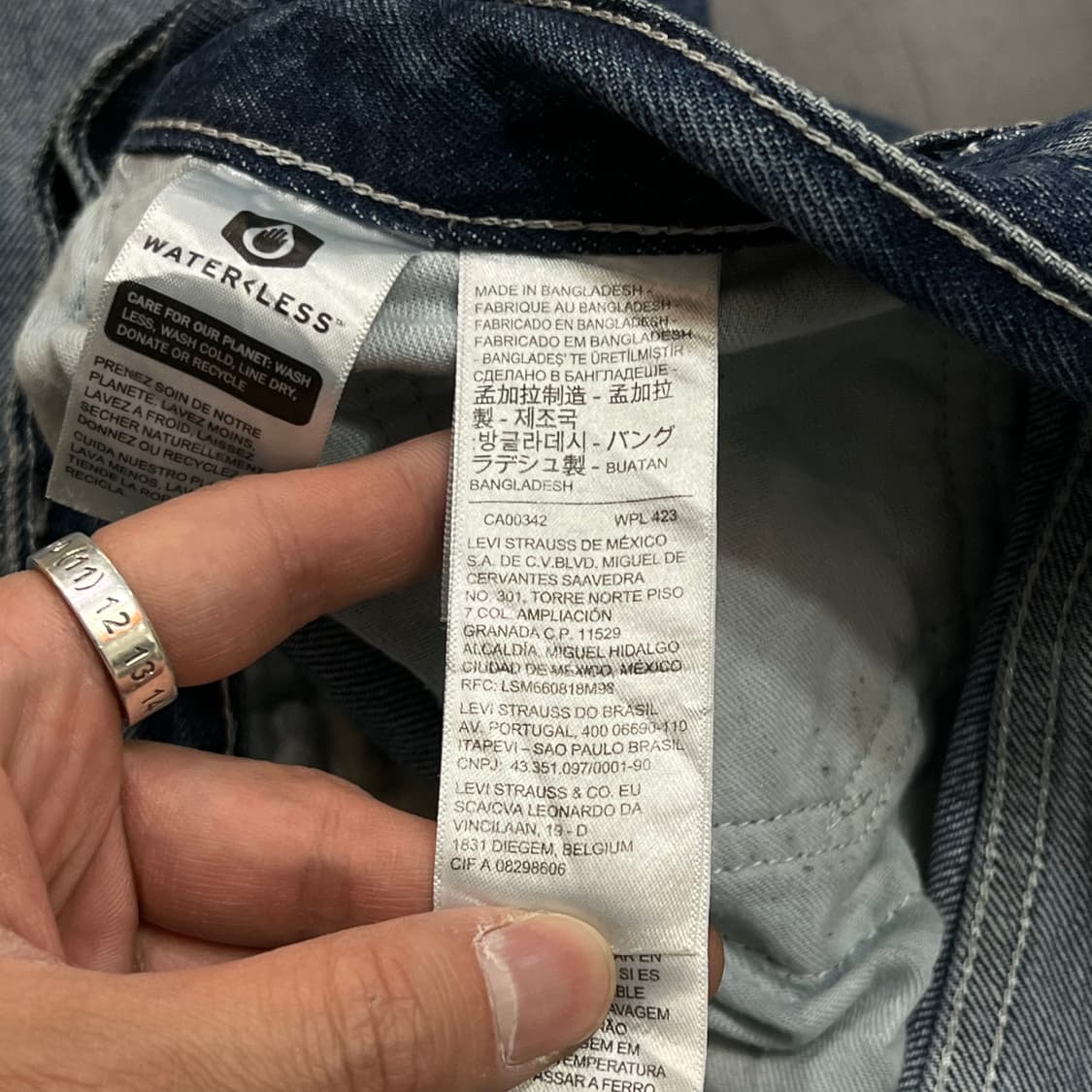  리바이스 실버탭 루즈핏 데님팬츠 y14423 상품이미지9